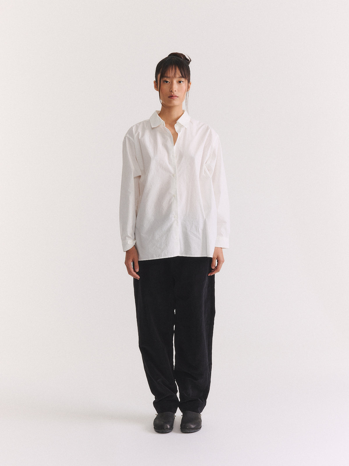 NAOMI SHIRT - L COT - WHITE
