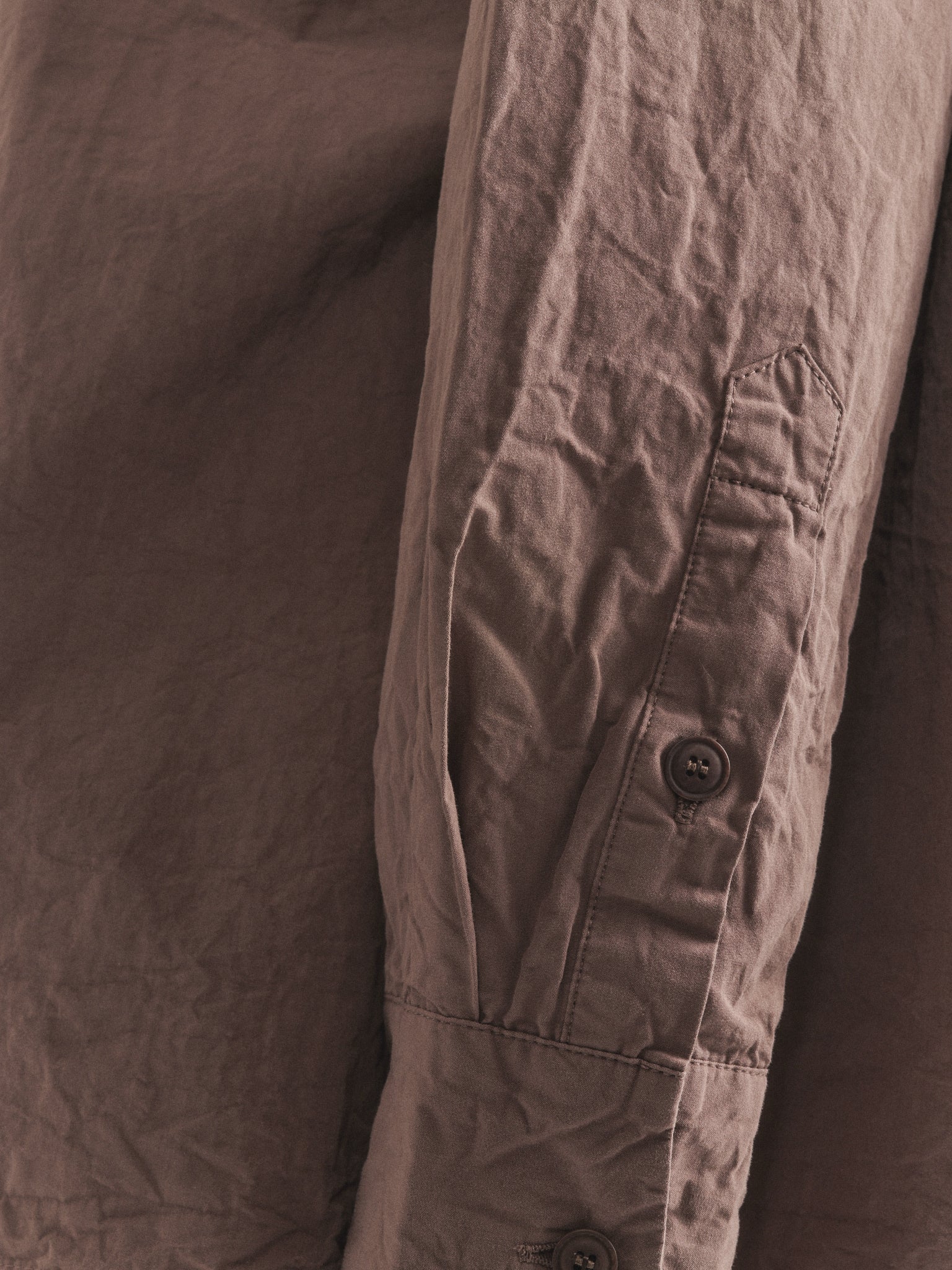 DRAYS TRAVAIL SHIRT - PAPER COT - CLAY