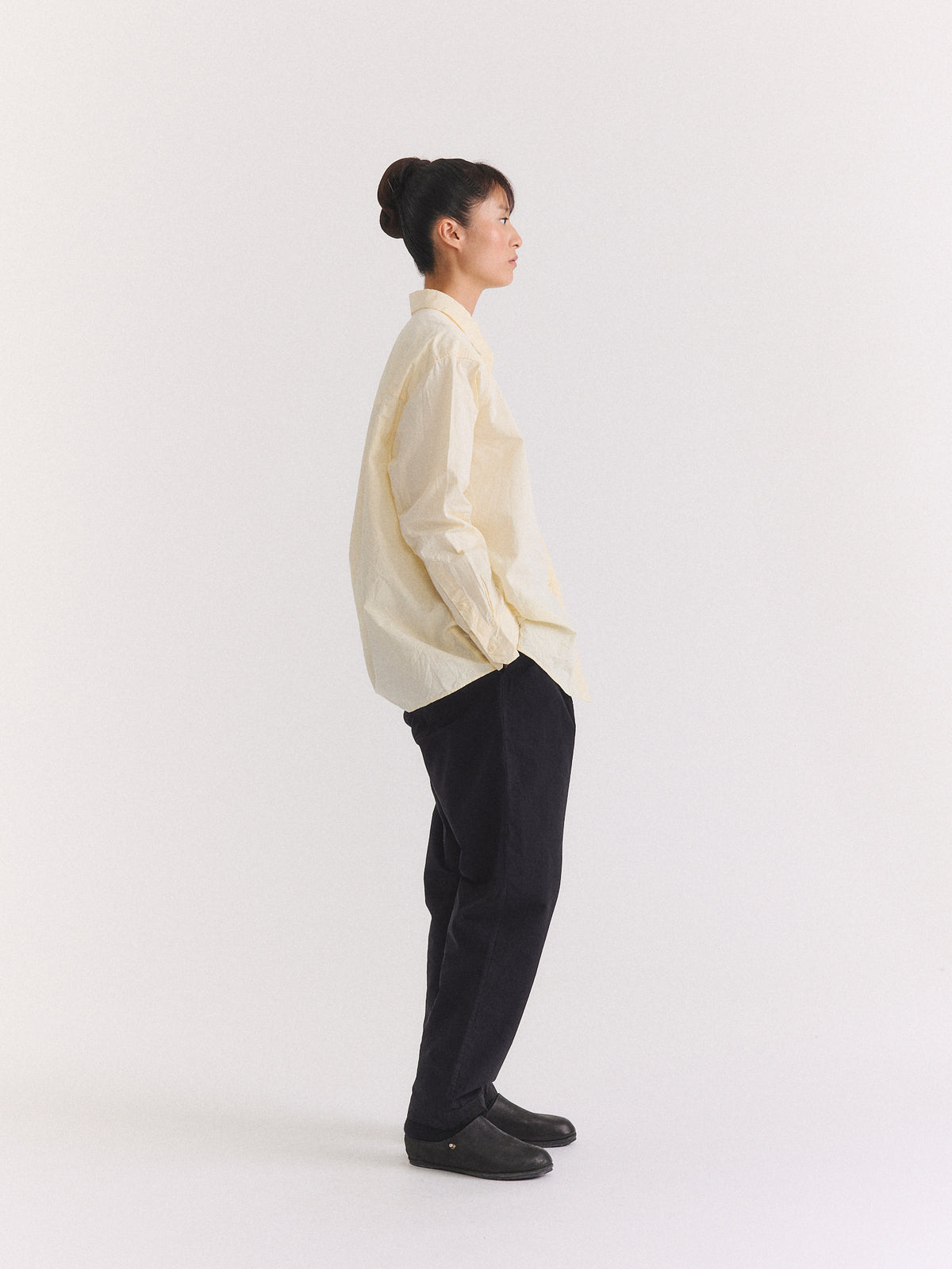 DRAYS TRAVAIL SHIRT - PAPER COT - IVORY