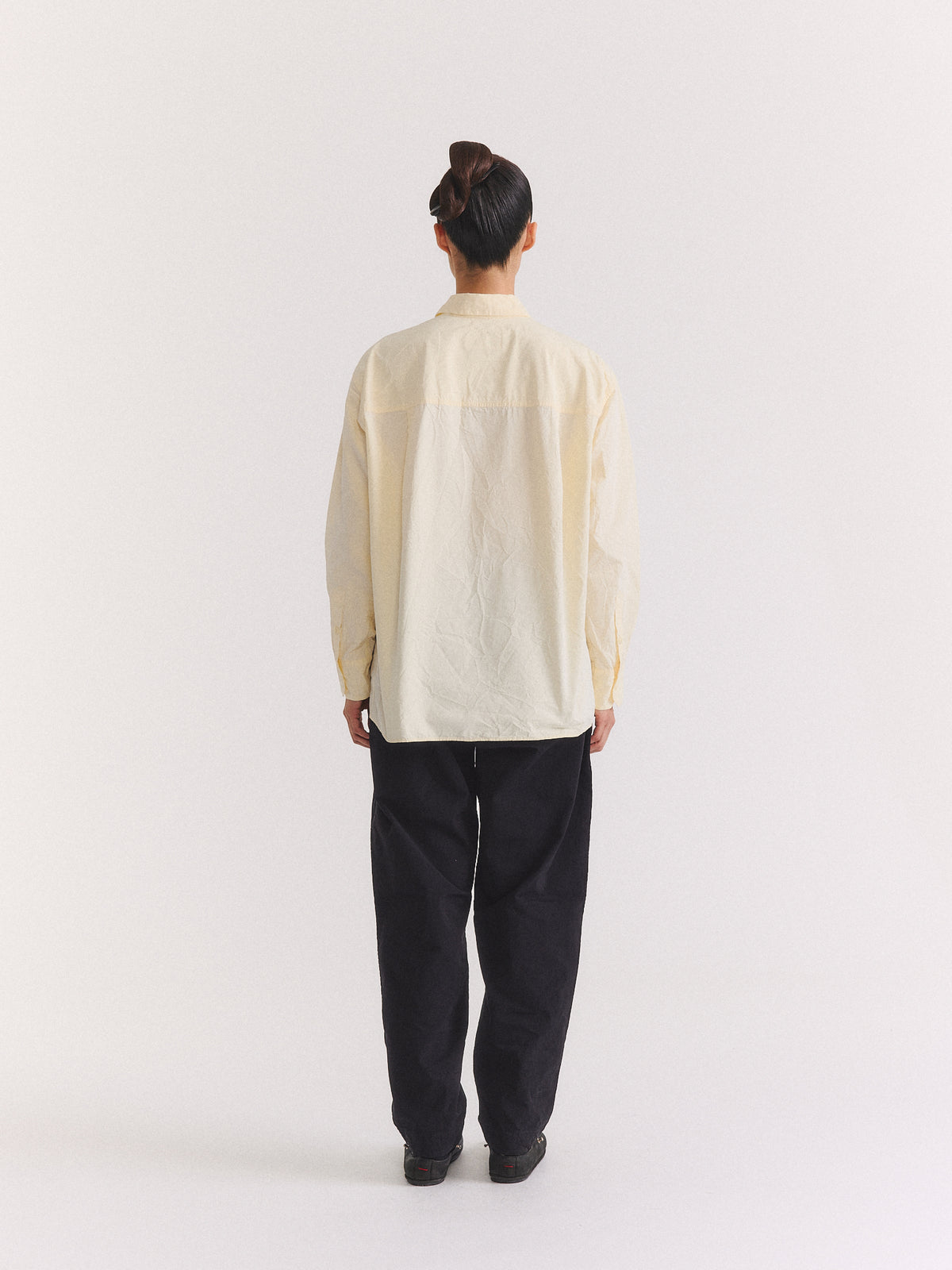 DRAYS TRAVAIL SHIRT - PAPER COT - IVORY