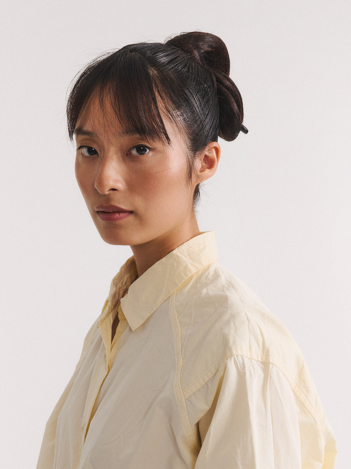 DRAYS TRAVAIL SHIRT - PAPER COT - IVORY