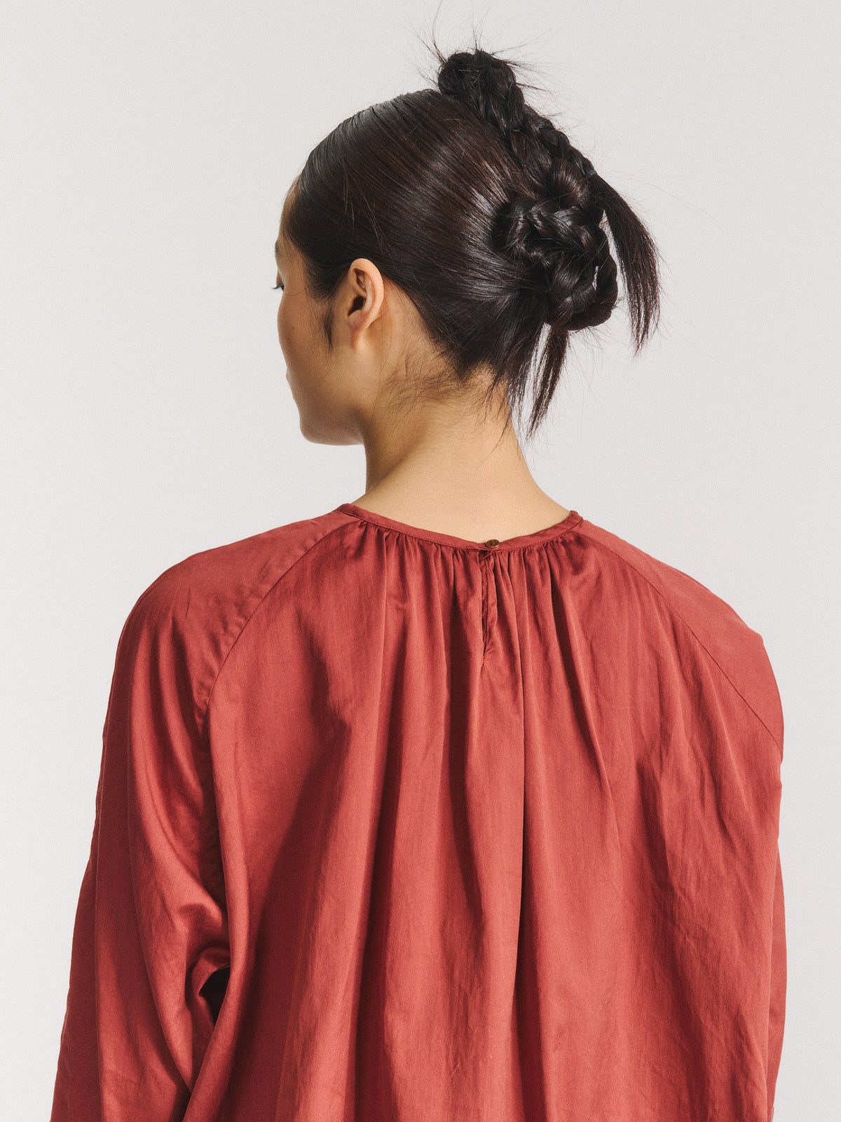 2BY TOP - TWILL COT SILK - BRICK