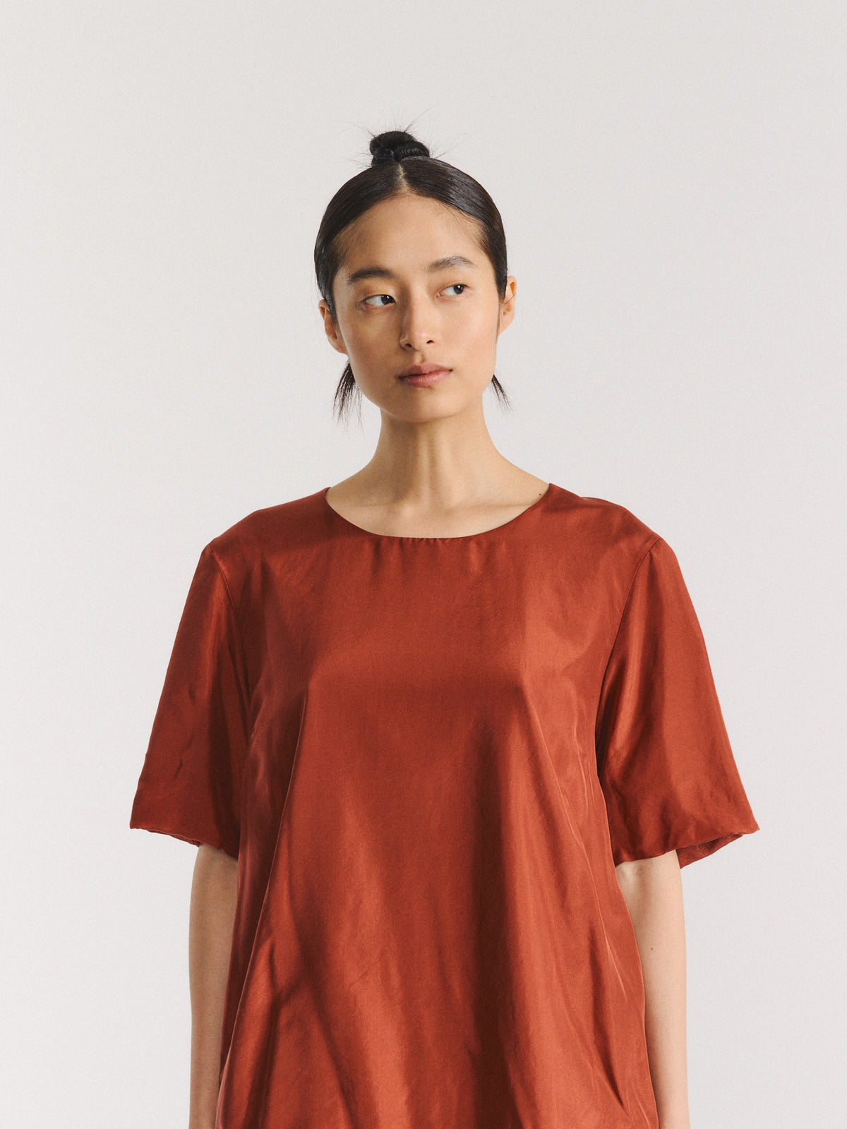 2 LAYERS TOP - L SOIE - TERRE CUITE