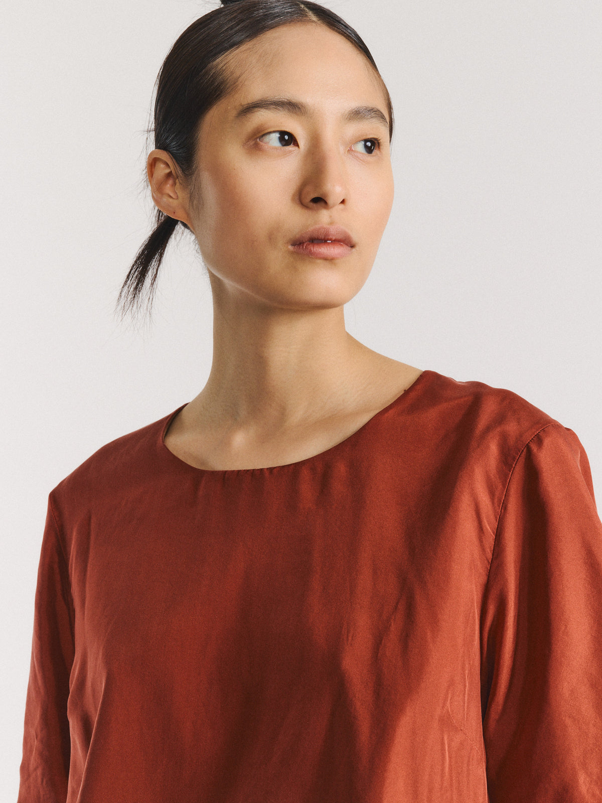 2 LAYERS TOP - L SOIE - TERRE CUITE