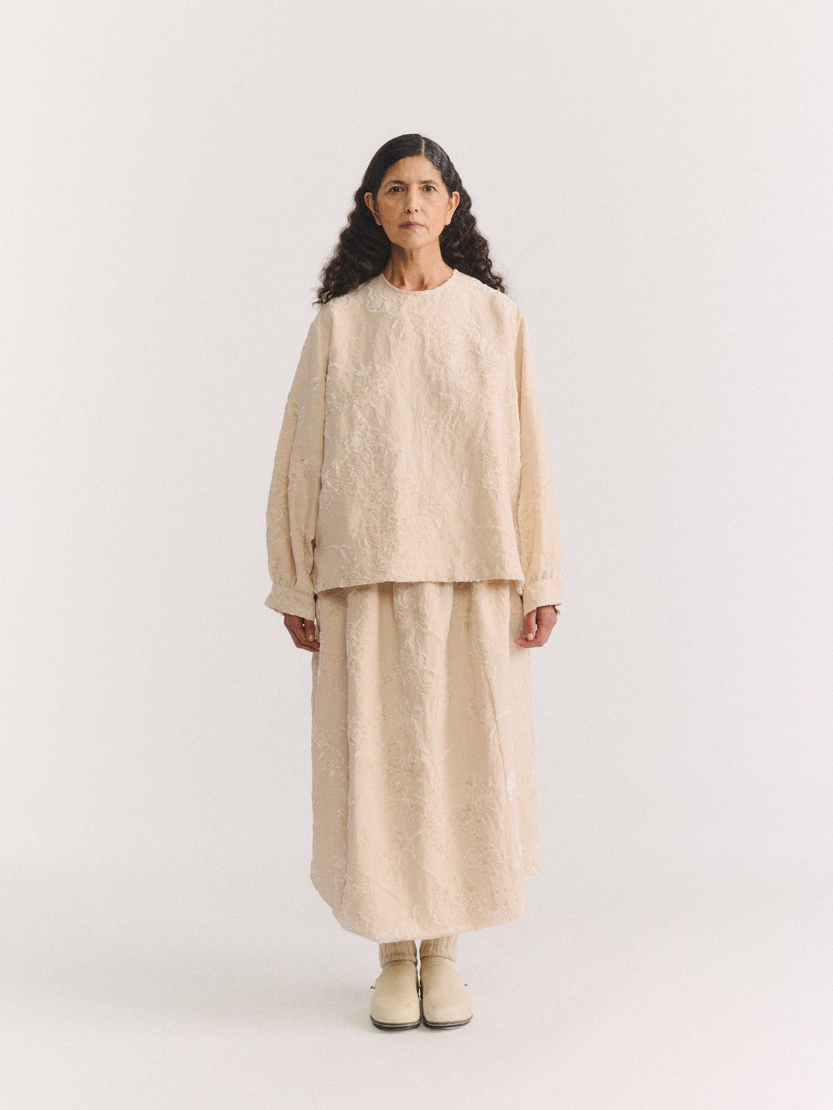 BIGGY TOP - JACQUARD - NATURAL
