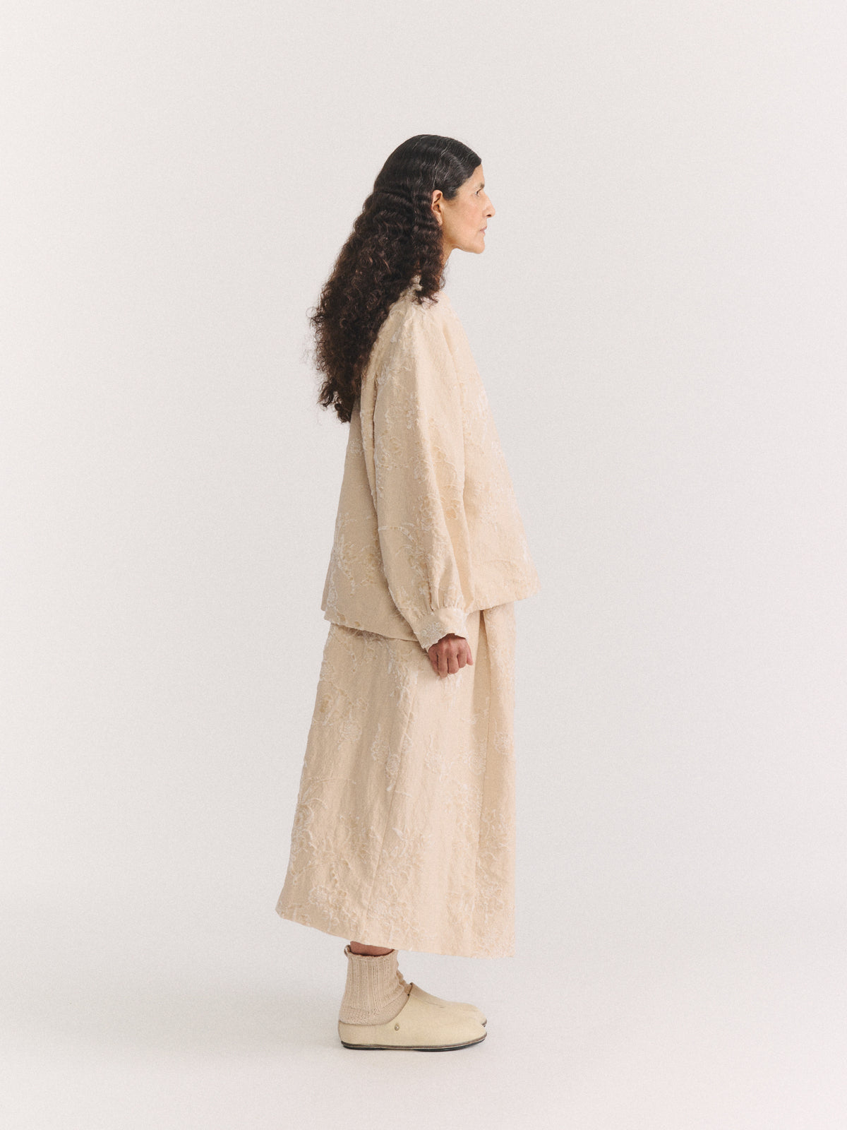 BIGGY TOP - JACQUARD - NATURAL