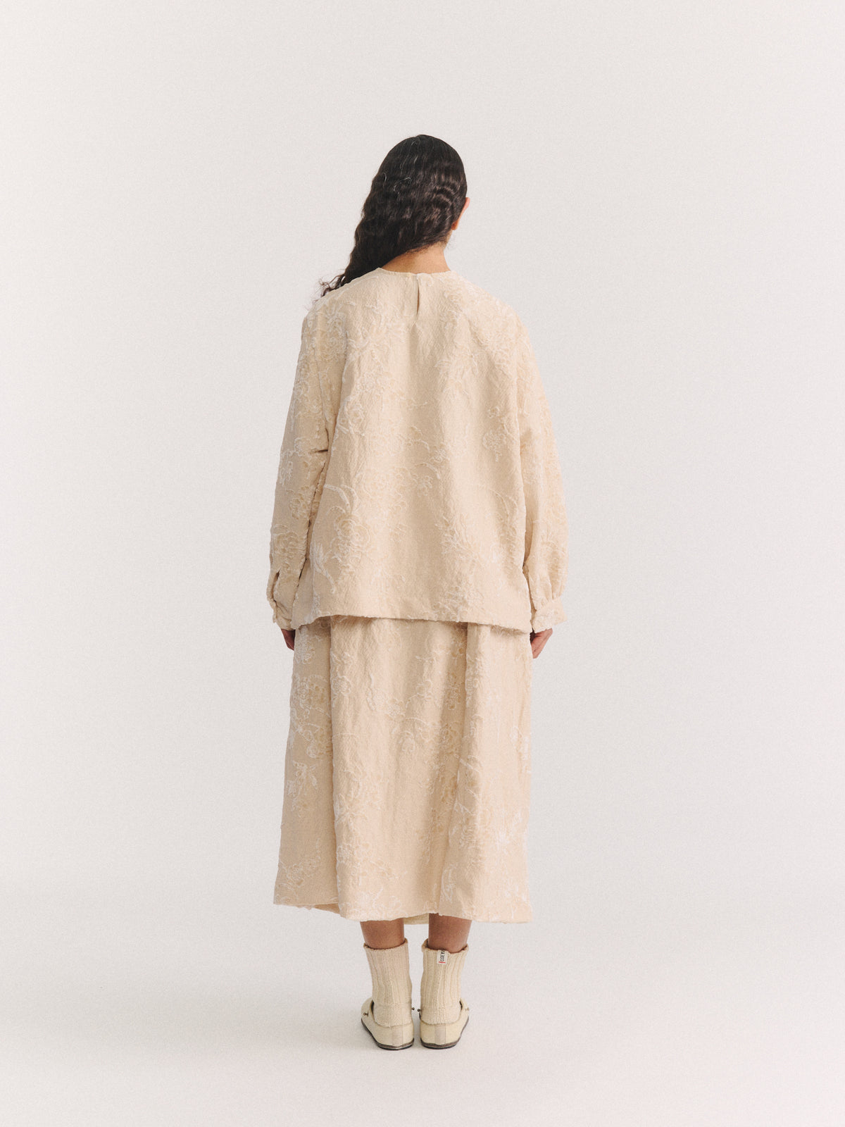 BIGGY TOP - JACQUARD - NATURAL