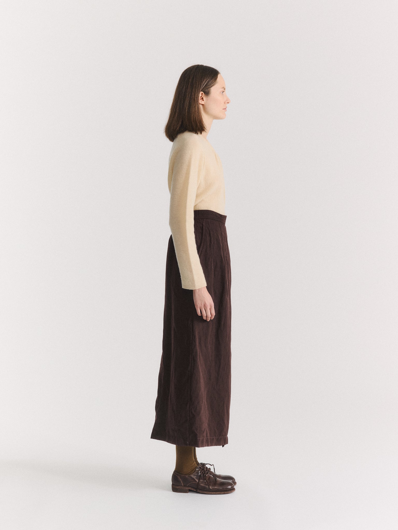 AURELIE SKIRT - DRY WOOL - BUNGA
