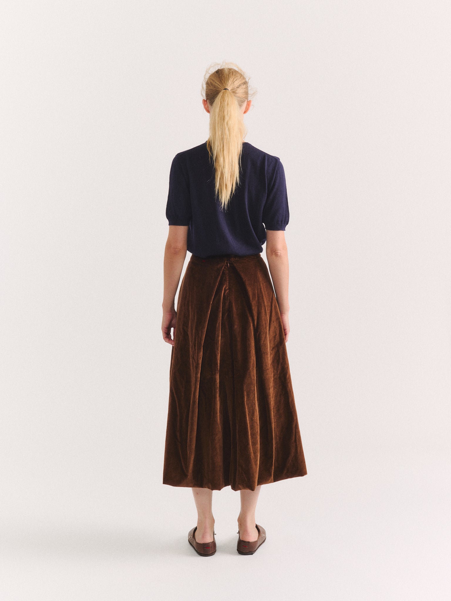 MOON SKIRT - H CORD - TAN
