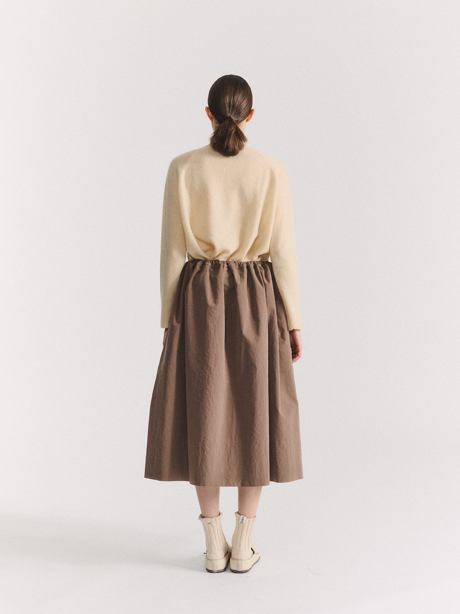 JENNIE SKIRT - PAPER COT - CLAY