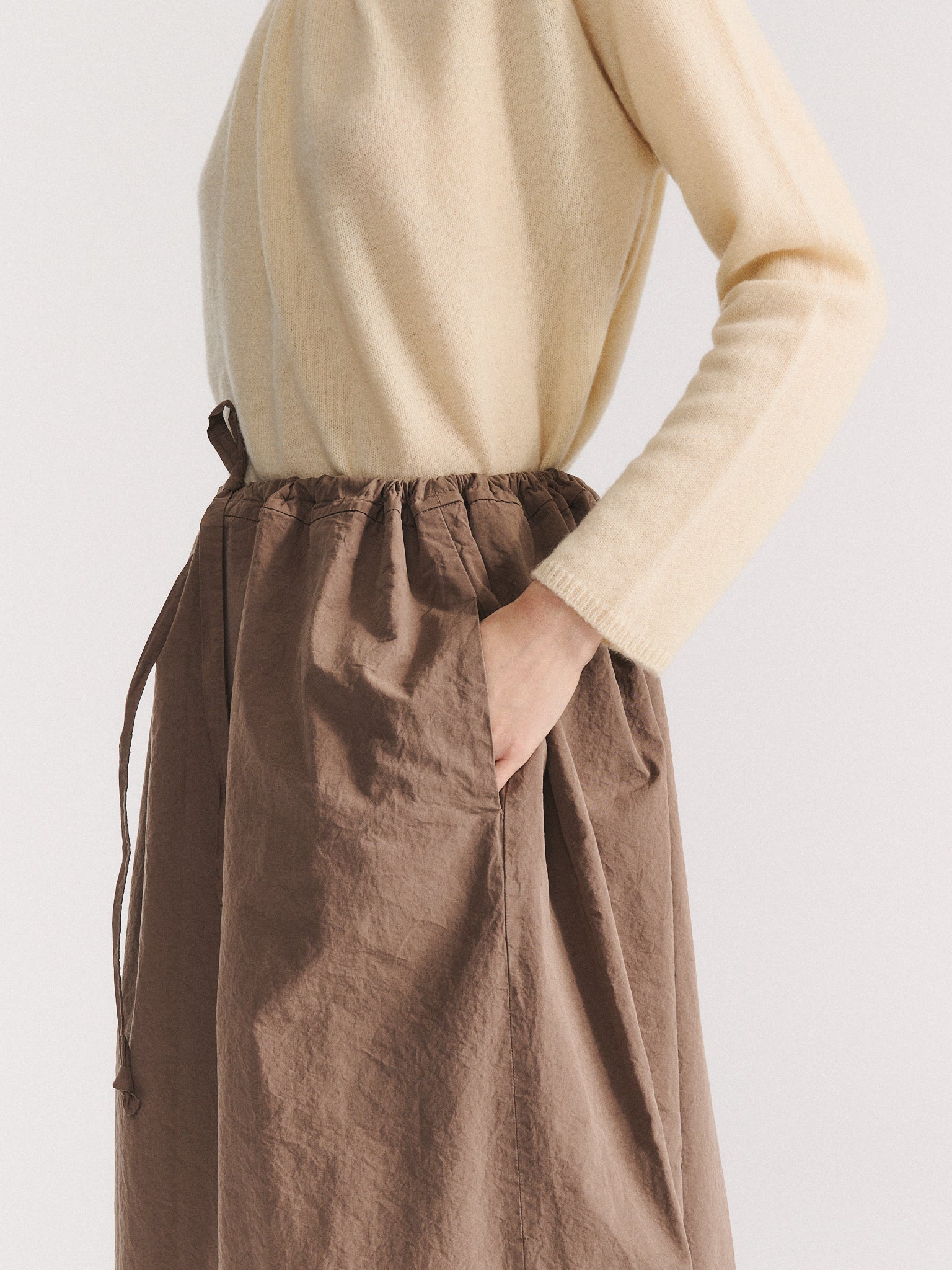 JENNIE SKIRT - PAPER COT - CLAY