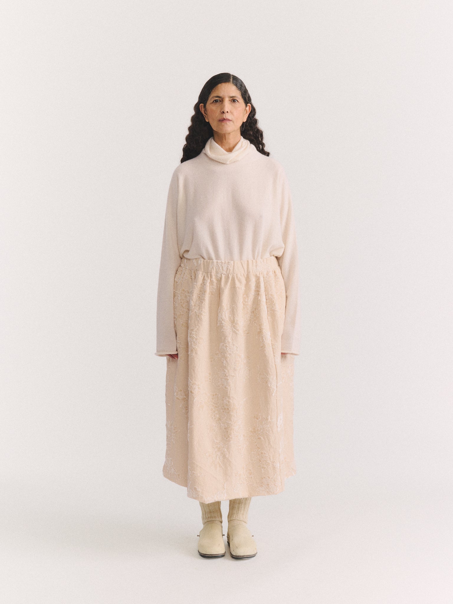 GHOSTY SKIRT - JACQUARD - NATURAL