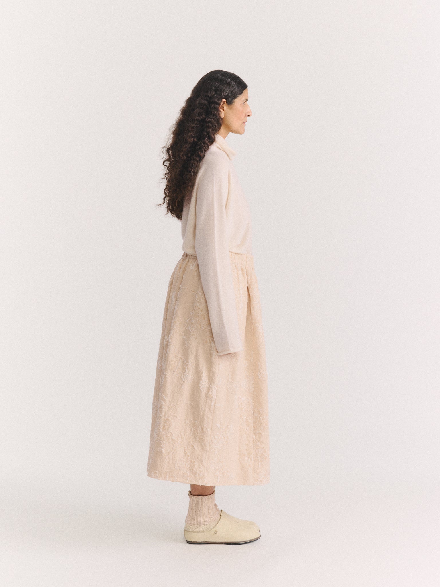 GHOSTY SKIRT - JACQUARD - NATURAL