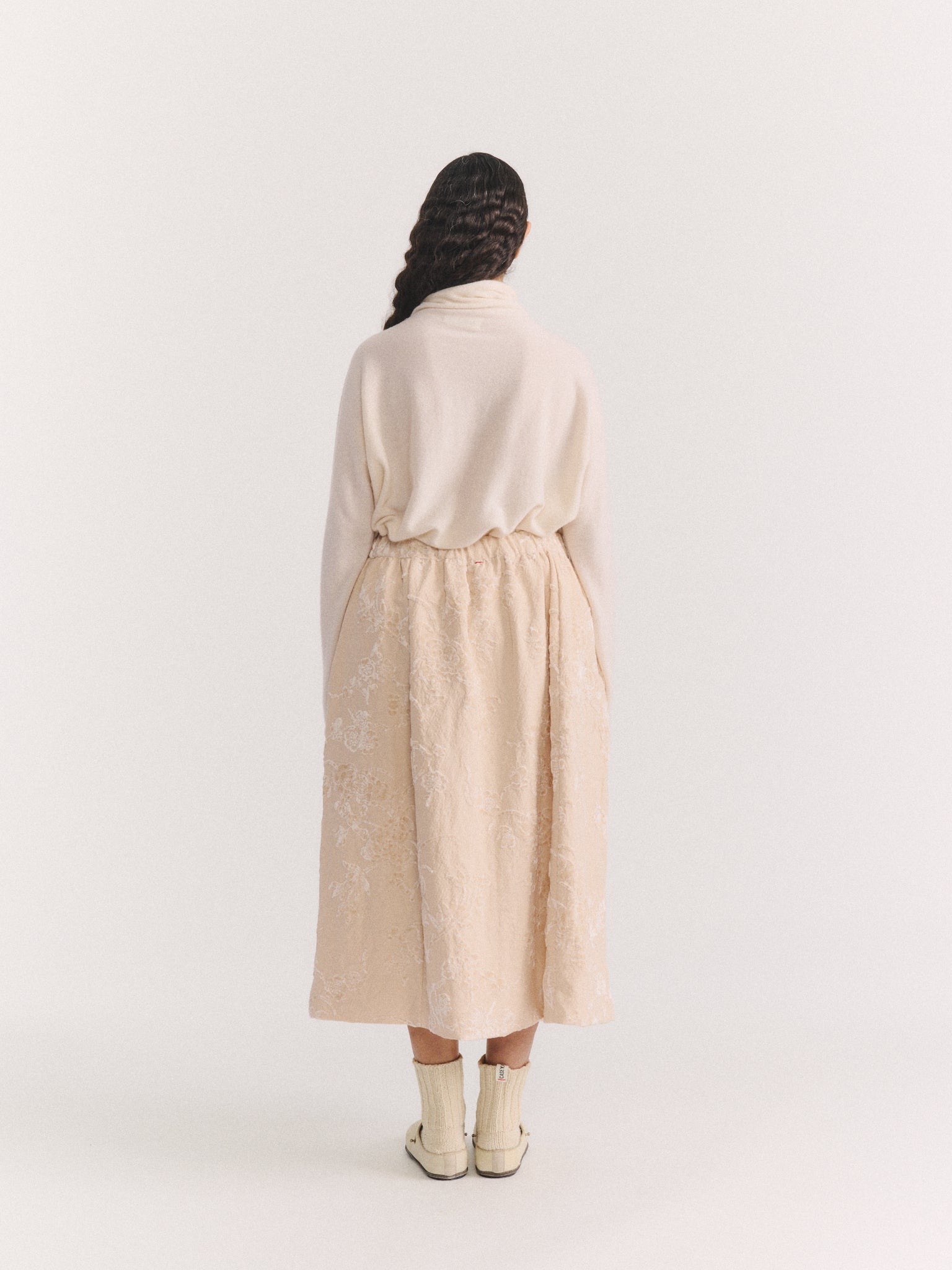 GHOSTY SKIRT - JACQUARD - NATURAL