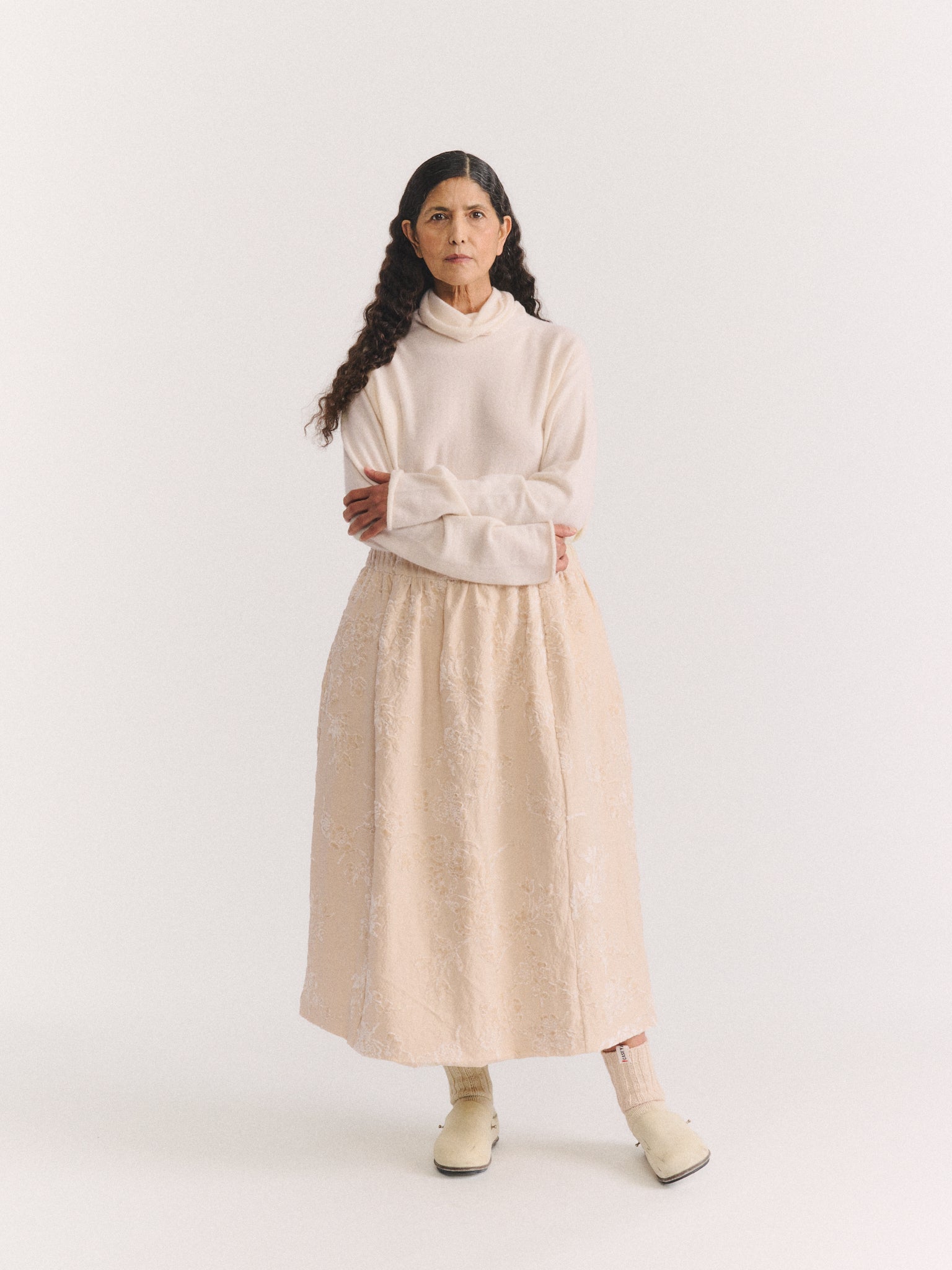GHOSTY SKIRT - JACQUARD - NATURAL