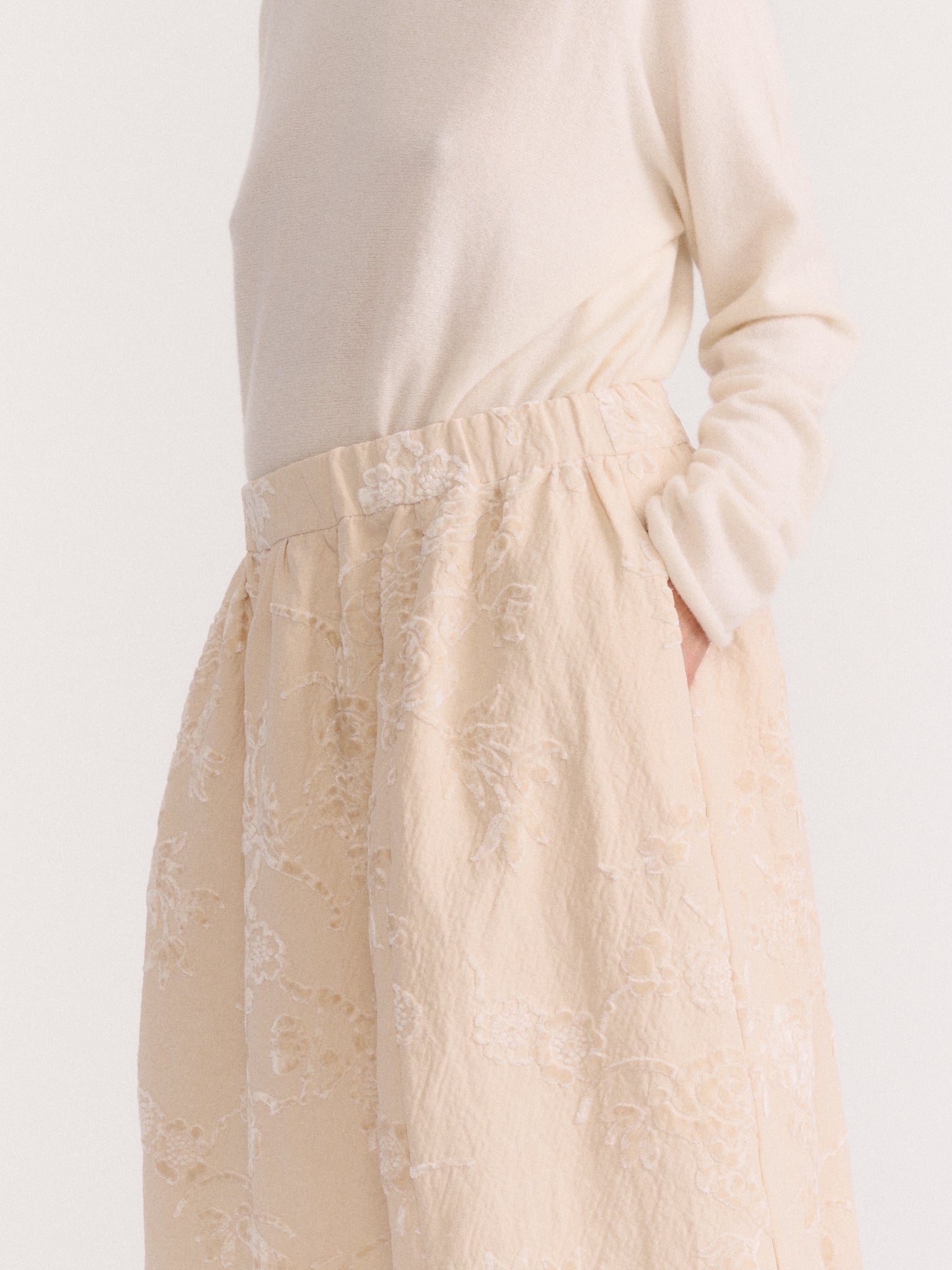 GHOSTY SKIRT - JACQUARD - NATURAL