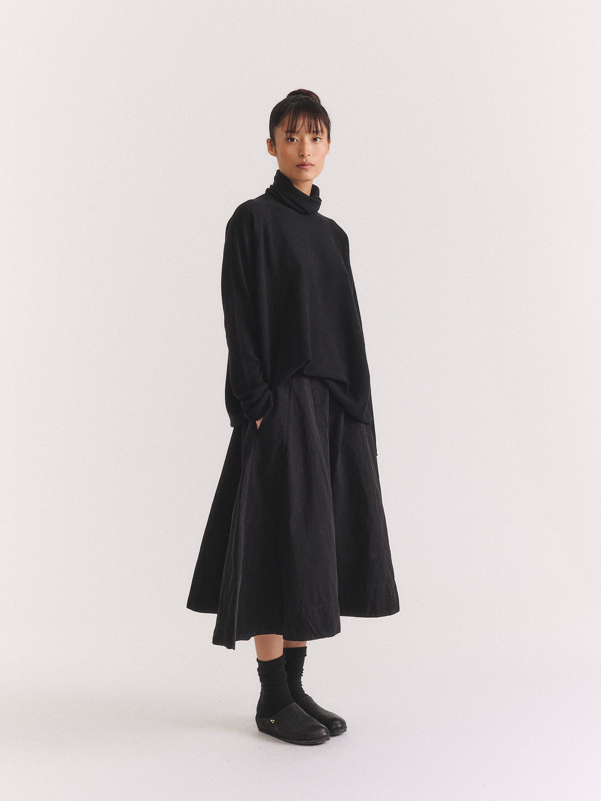 HARMONY SKIRT - PAPER COT - BLACK