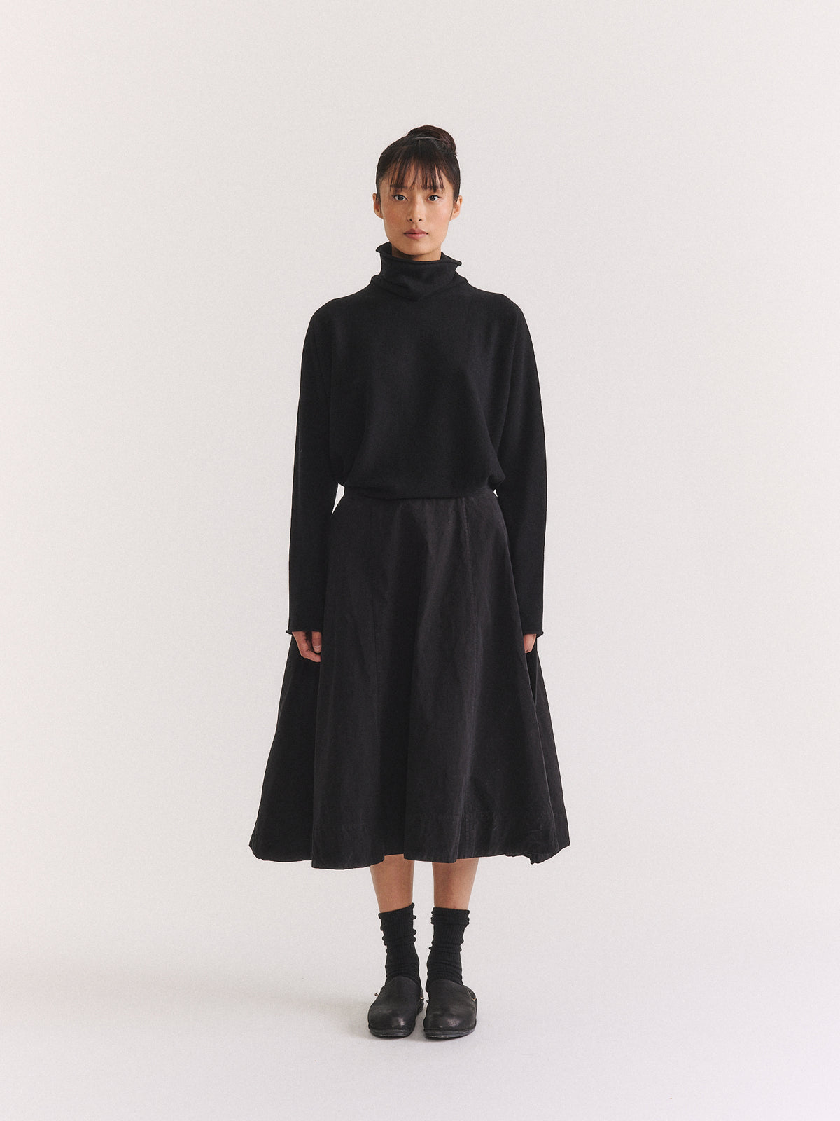 HARMONY SKIRT - PAPER COT - BLACK