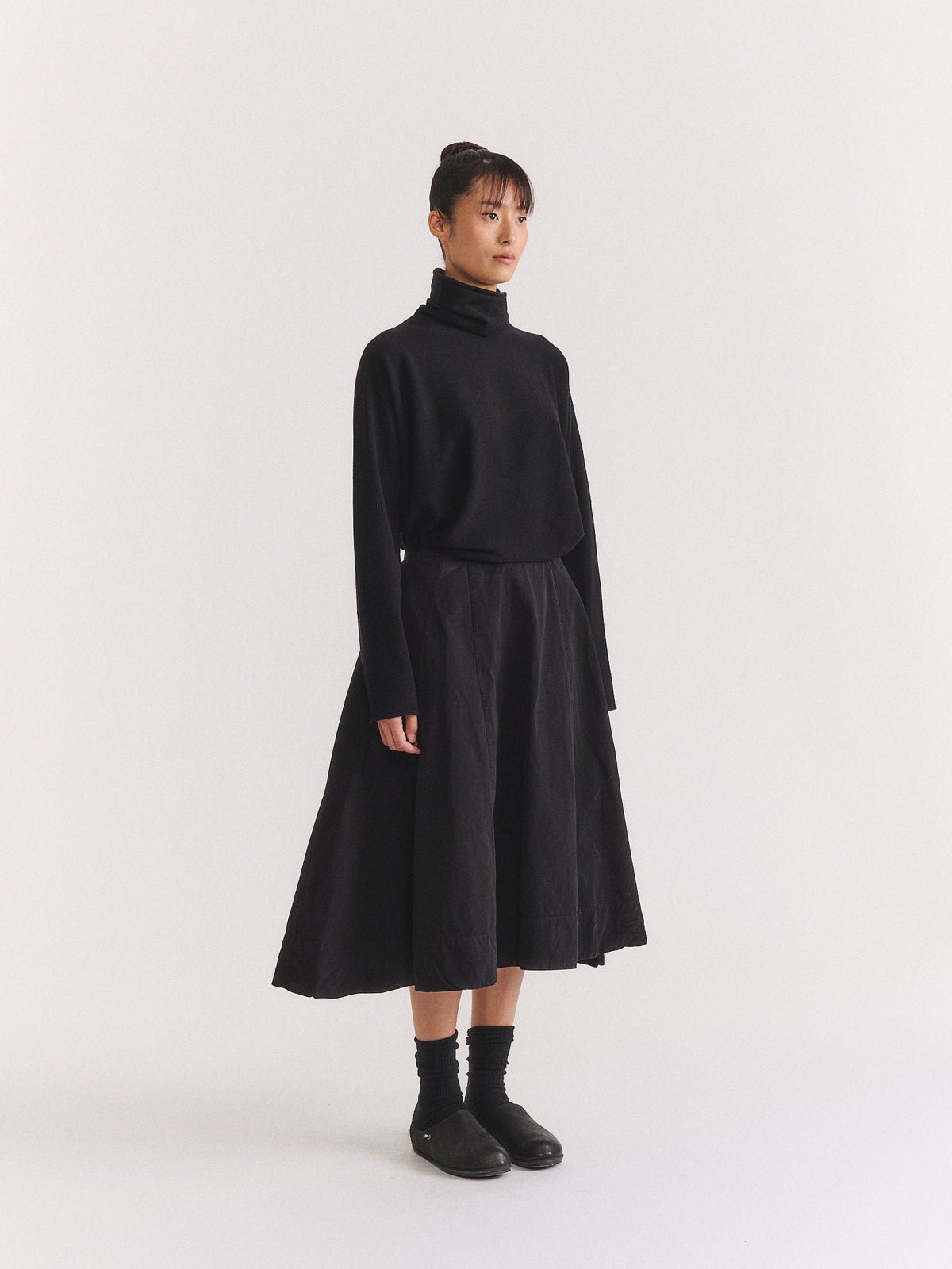 HARMONY SKIRT - PAPER COT - BLACK