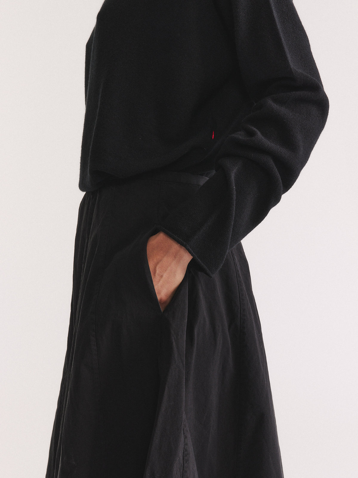 HARMONY SKIRT - PAPER COT - BLACK