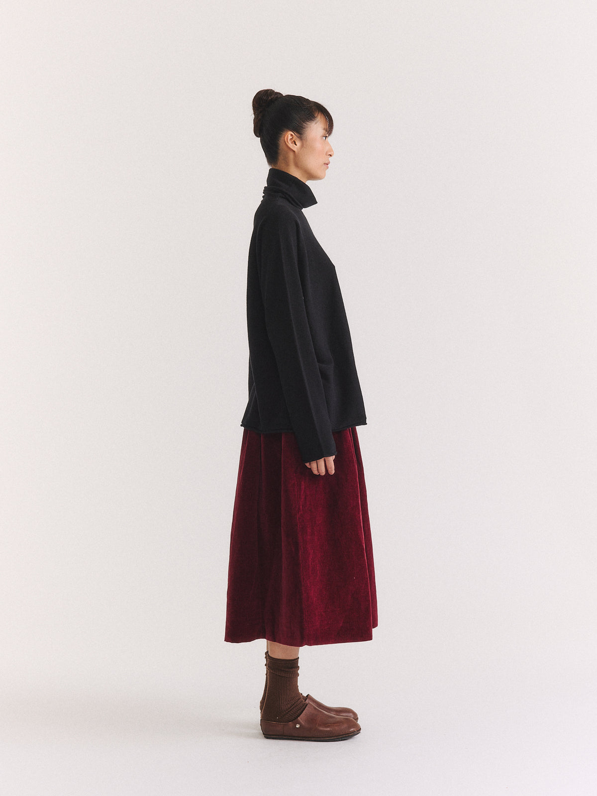 CHIMNEY SEAMLESS JUMPER - CASH - BLACK