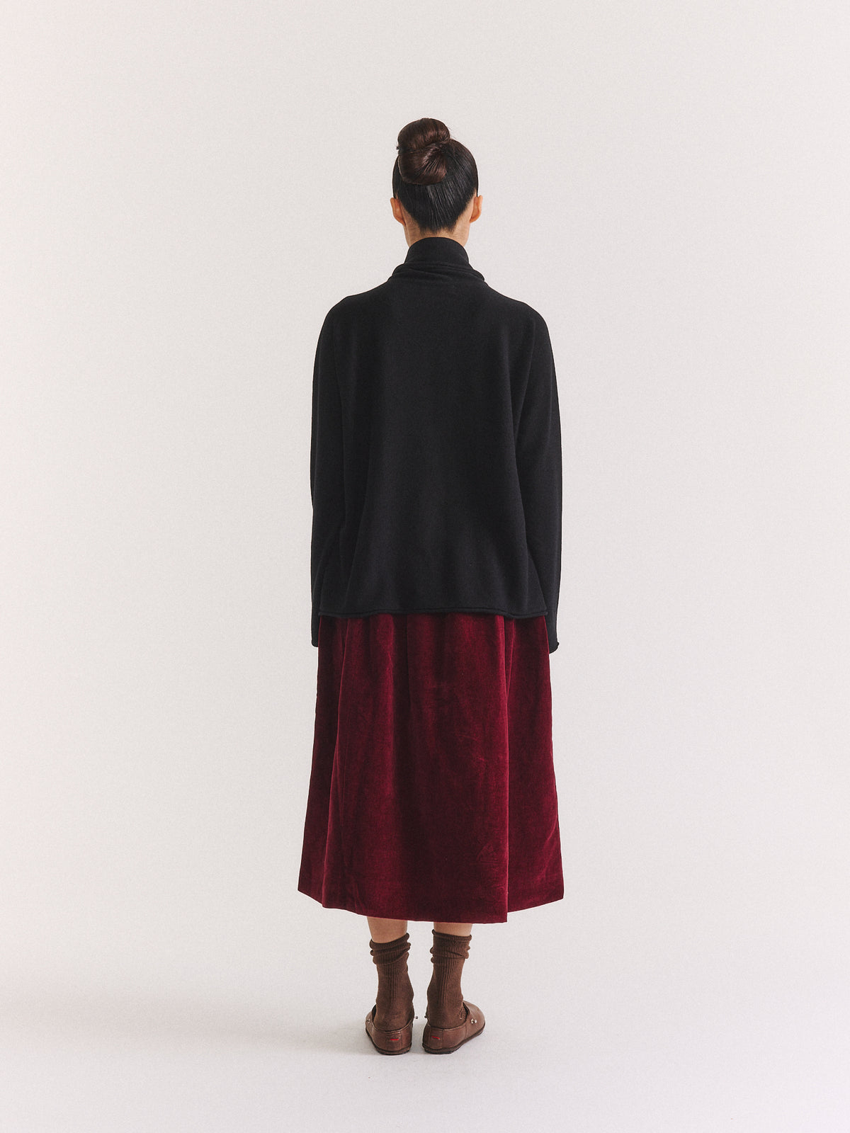 CHIMNEY SEAMLESS JUMPER - CASH - BLACK