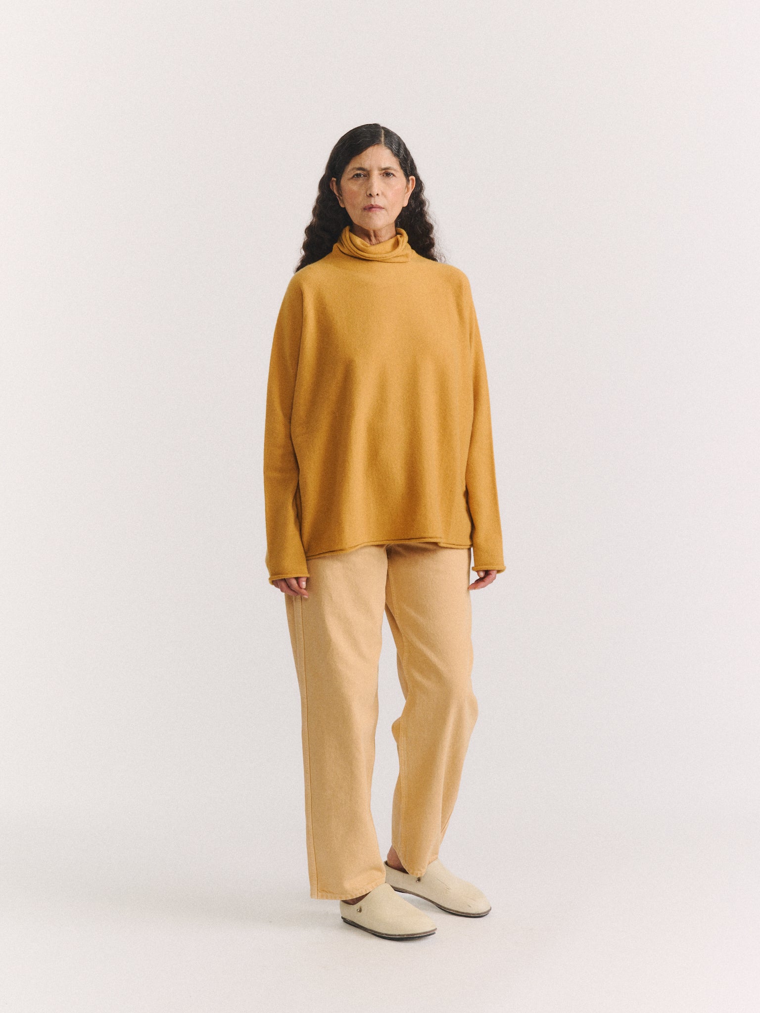 CHIMNEY SEAMLESS JUMPER - CASH - GOLD