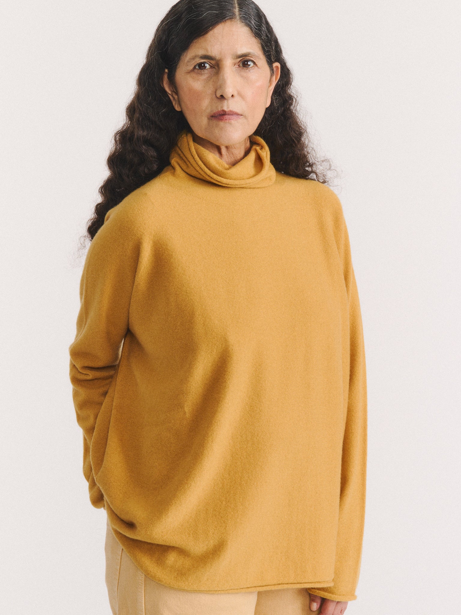 CHIMNEY SEAMLESS JUMPER - CASH - GOLD