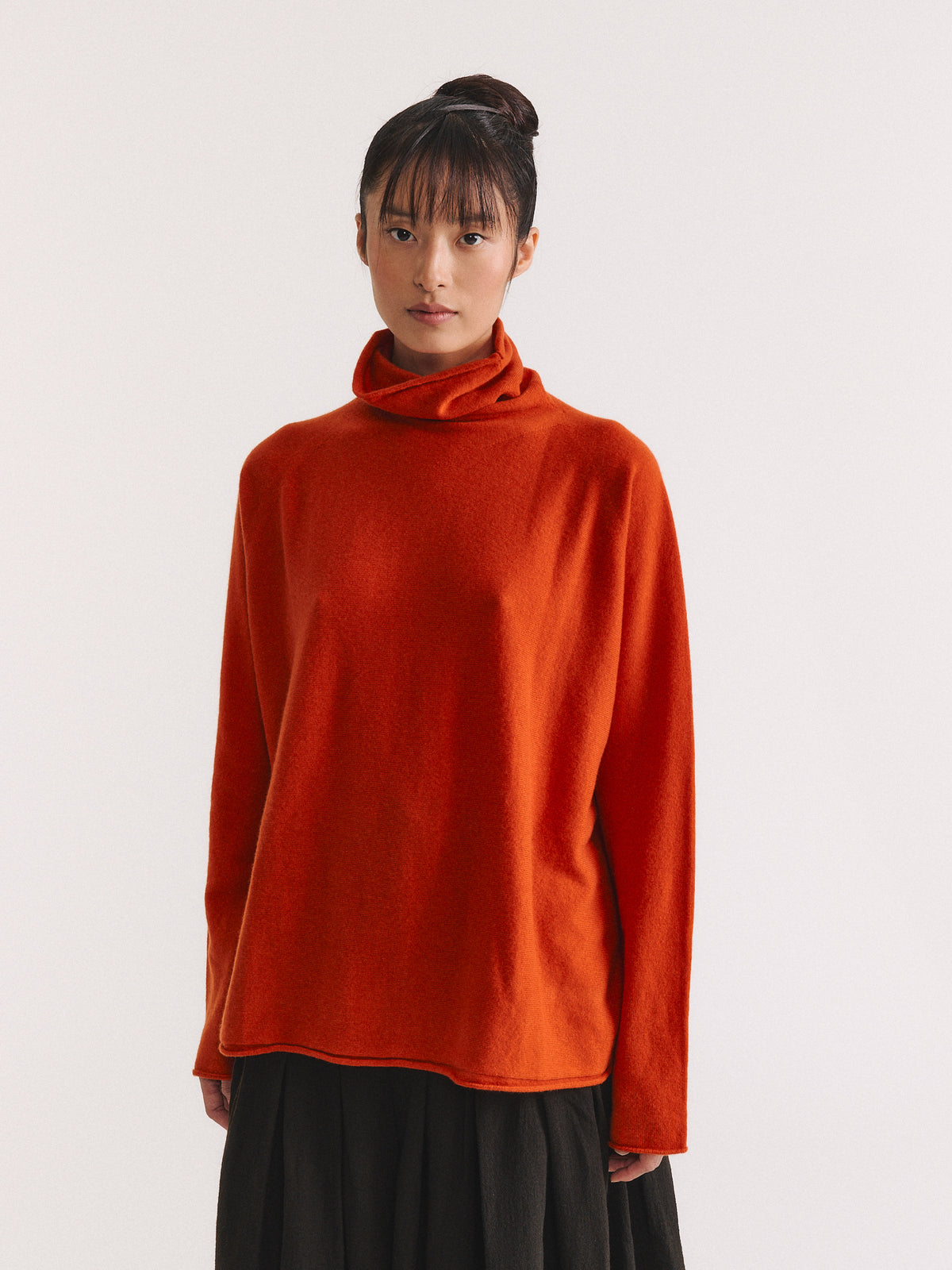 CHIMNEY SEAMLESS JUMPER - CASH - ORANGE