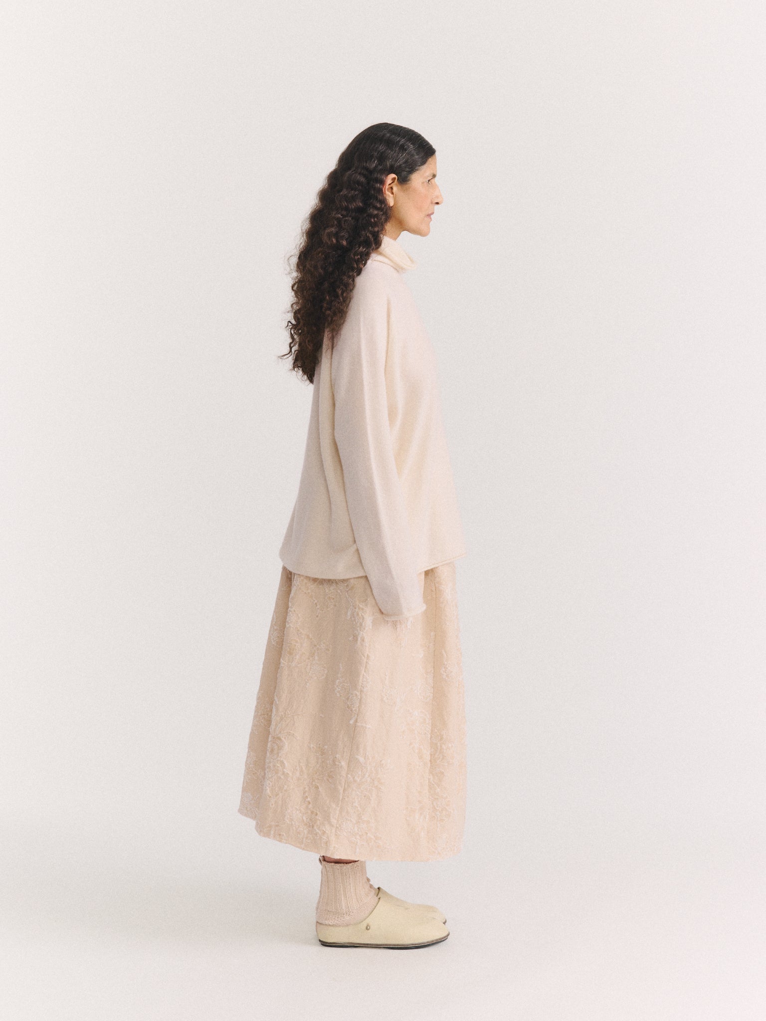 CHIMNEY SEAMLESS JUMPER - CASH - PORCELAIN