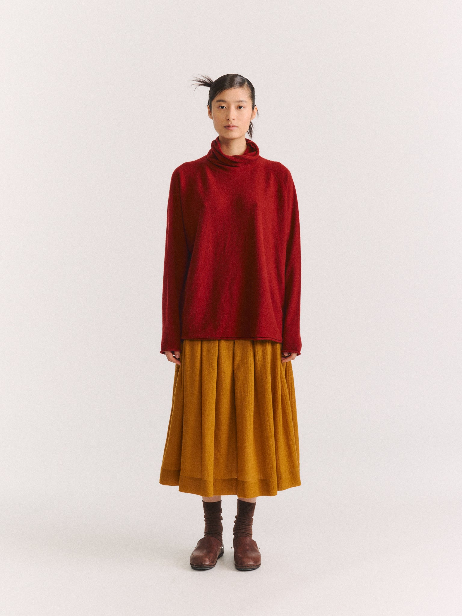 CHIMNEY SEAMLESS JUMPER - CASH - PORCELAIN
