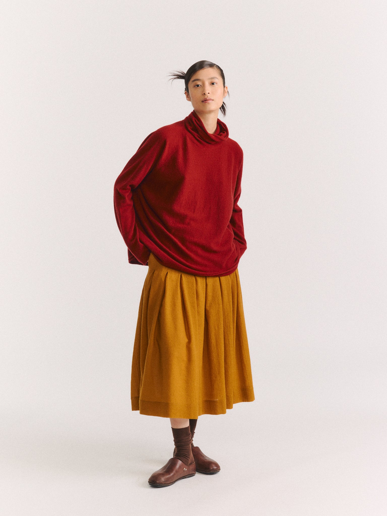 CHIMNEY SEAMLESS JUMPER - CASH - PORCELAIN