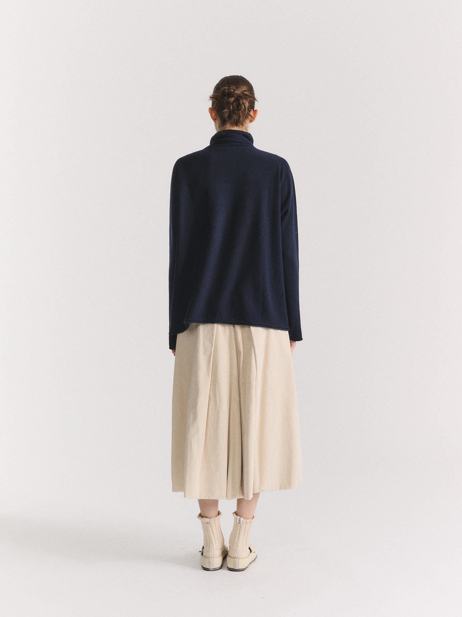 PULL CHIMNEY SEAMLESS - CACHEMIRE - NUIT