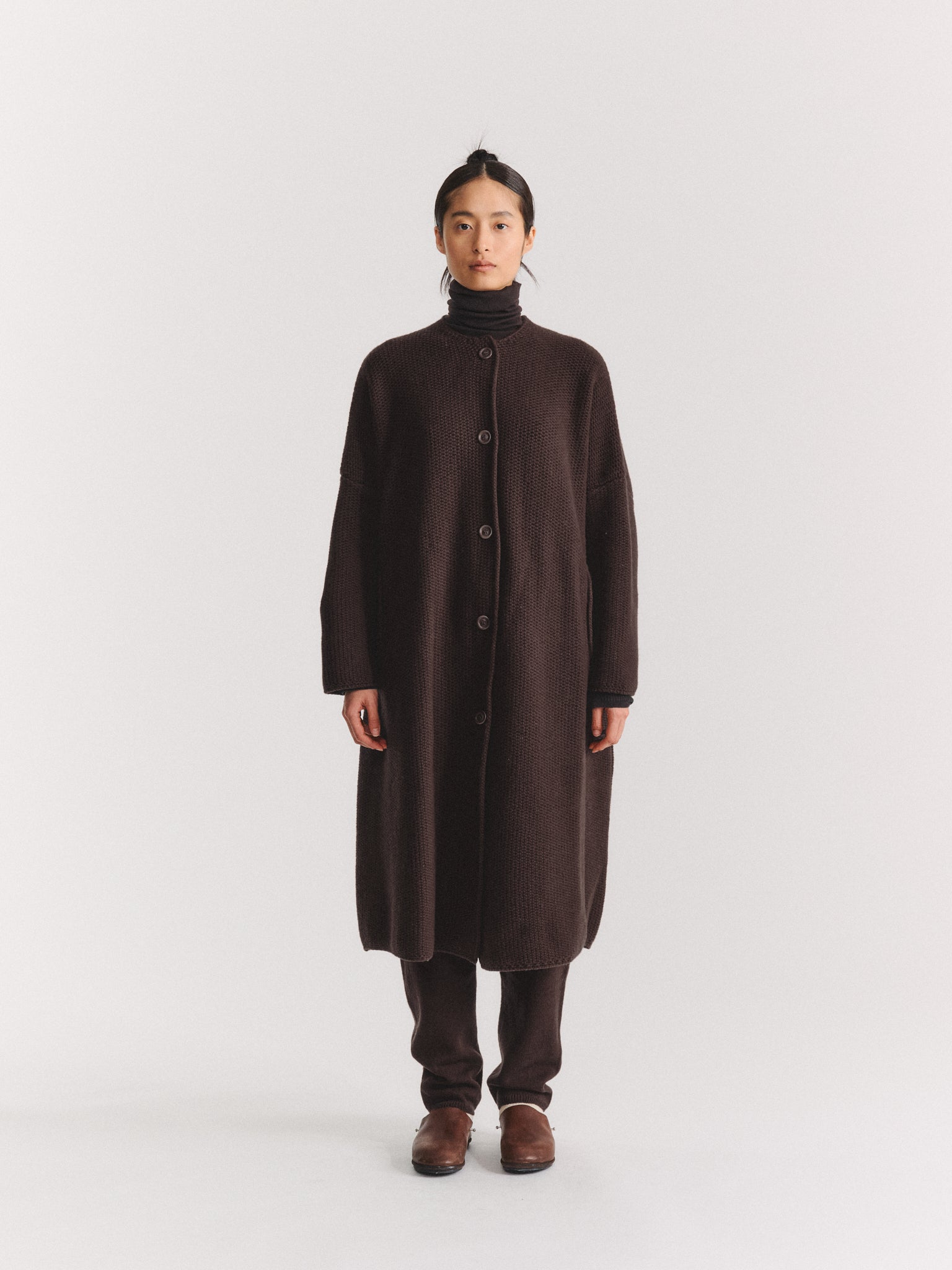 ROVER COAT - WOOLY - EBONY