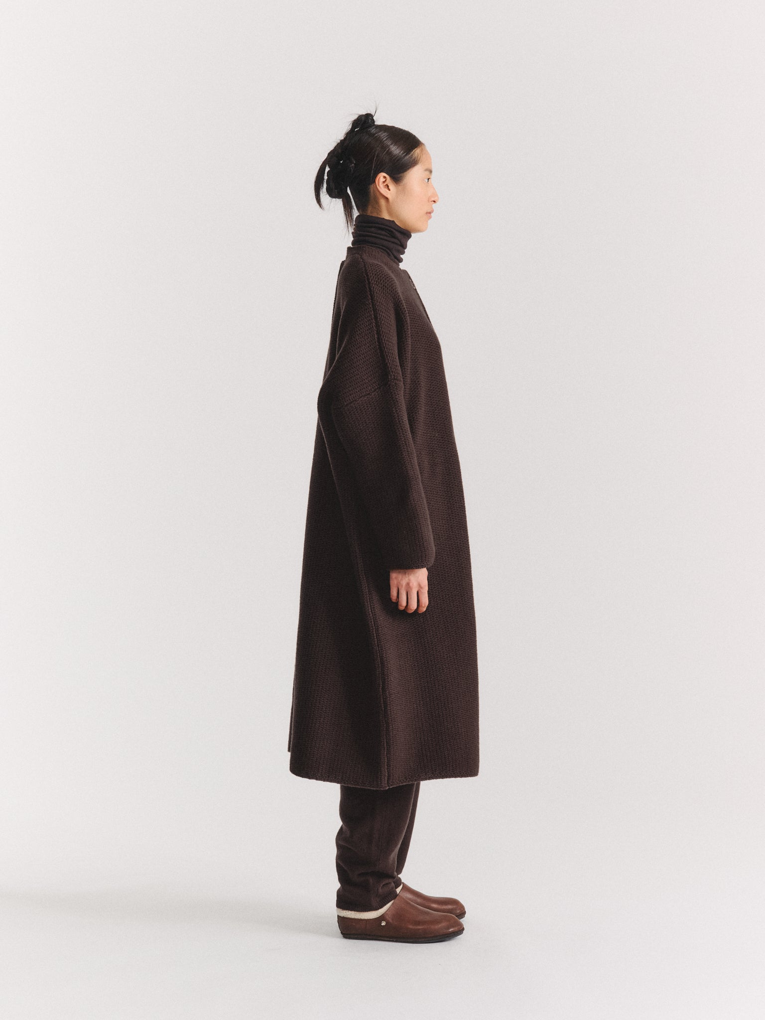 ROVER COAT - WOOLY - EBONY