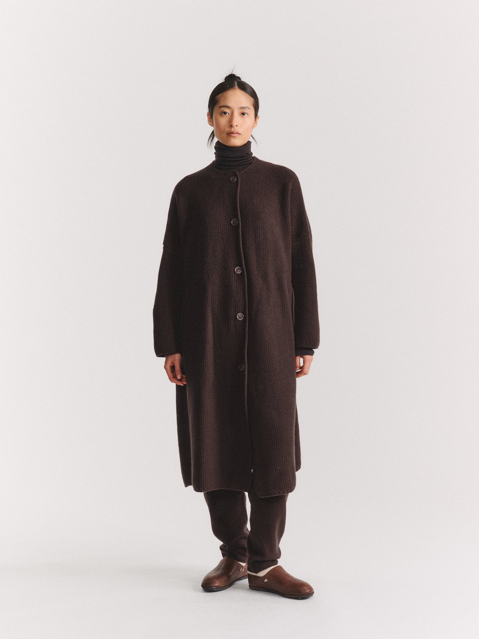ROVER COAT - WOOLY - EBONY