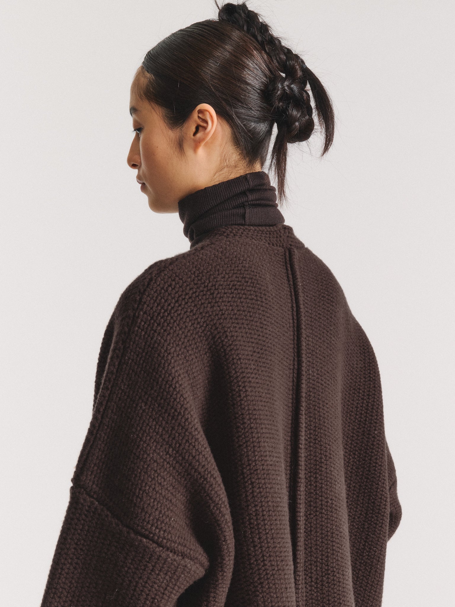 ROVER COAT - WOOLY - EBONY