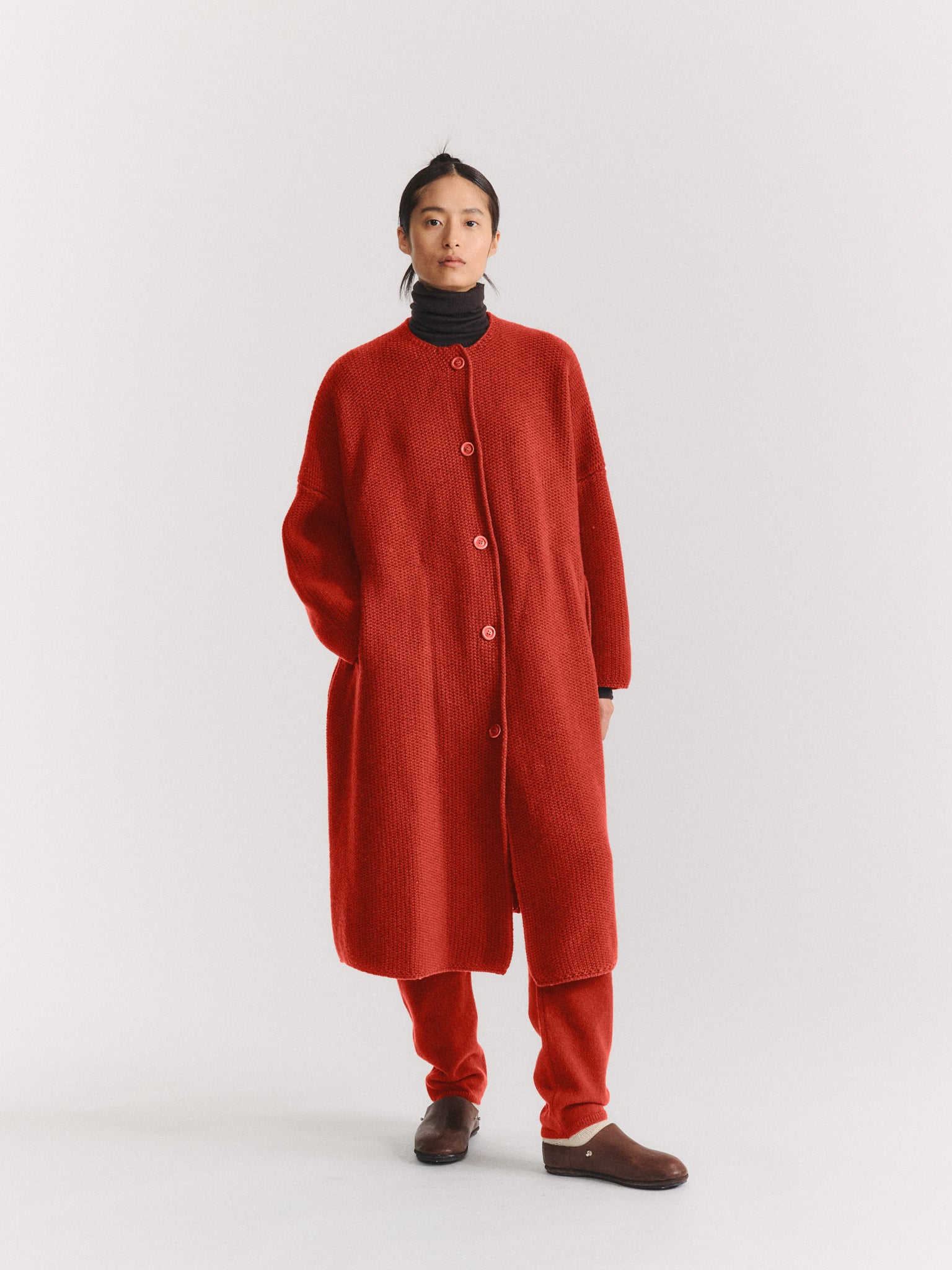 ROVER COAT - WOOLY - TABASCO