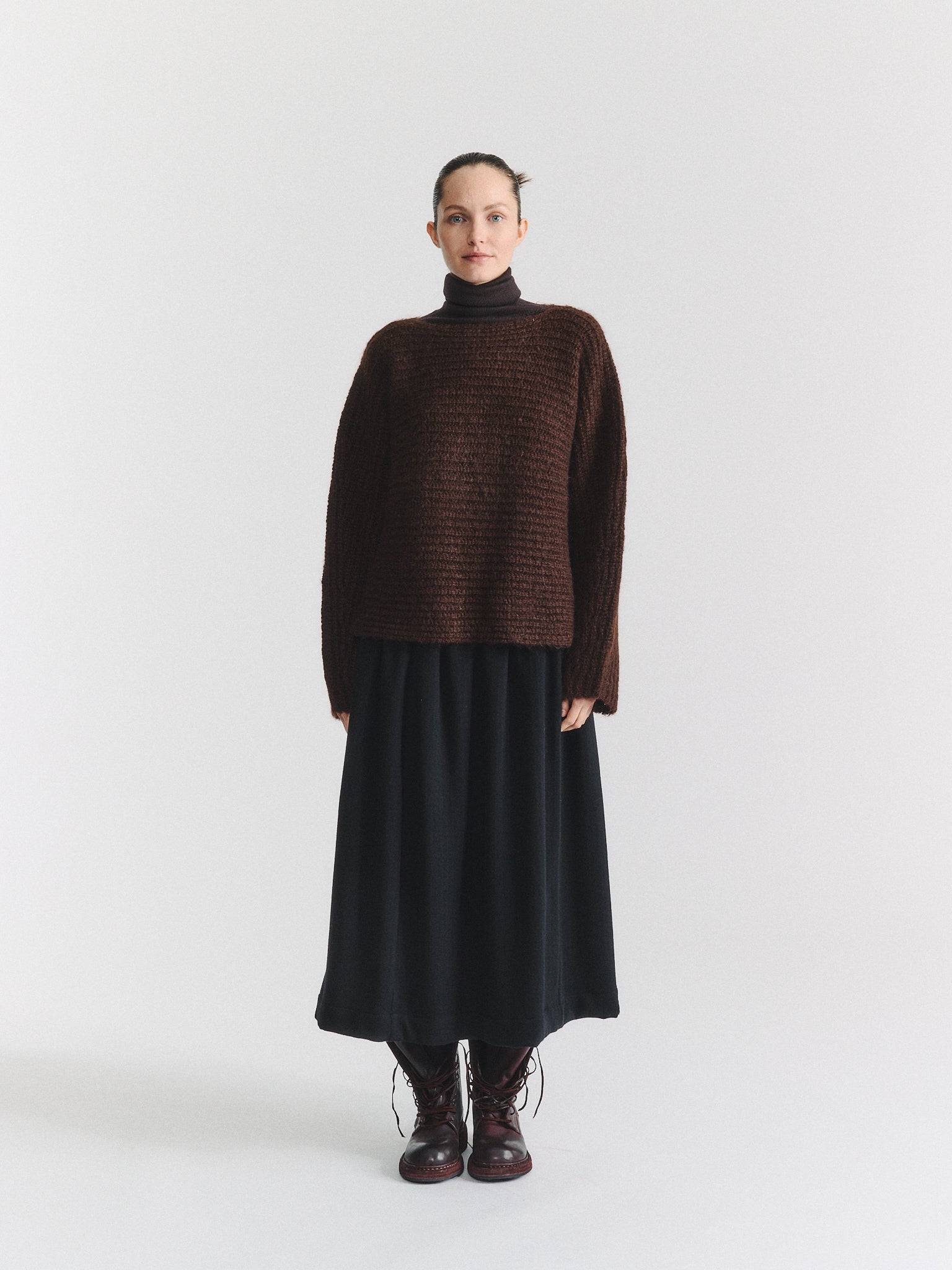 PULL DOUX EN MOHAIR - MOHWOOL - BUNGA