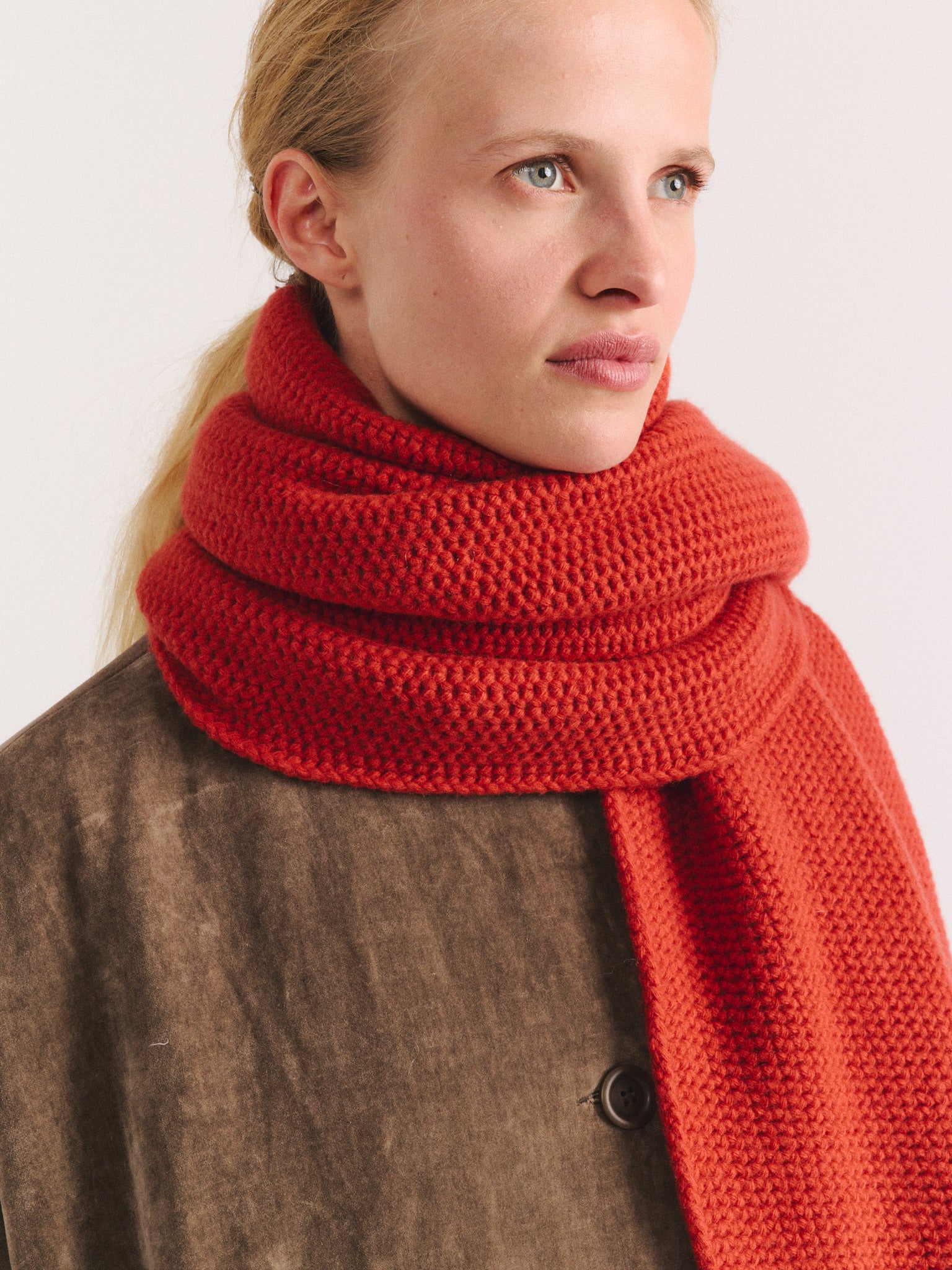 ROVER SCARF - WOOLY - TABASCO