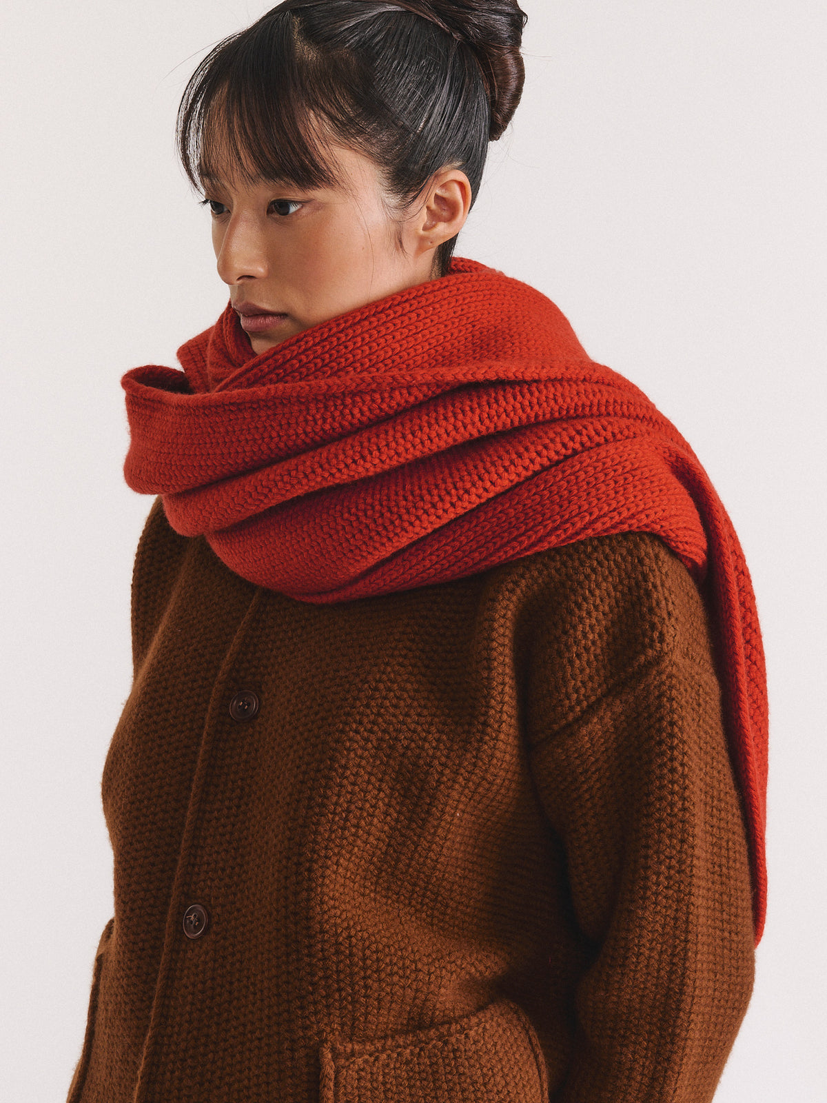 ROVER SCARF - WOOLY - TABASCO