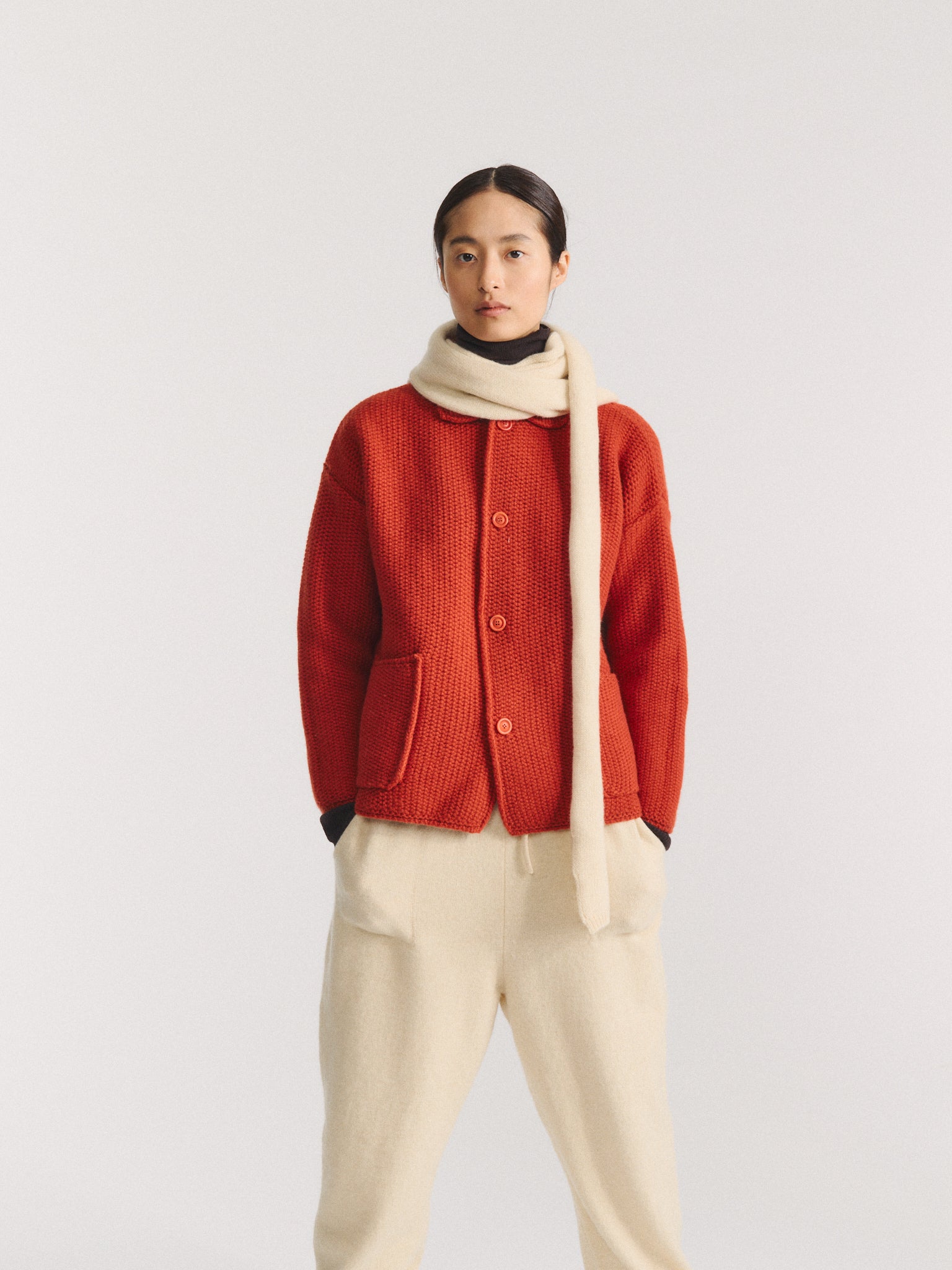 HOODED SCARF - WOOLY - DESNA