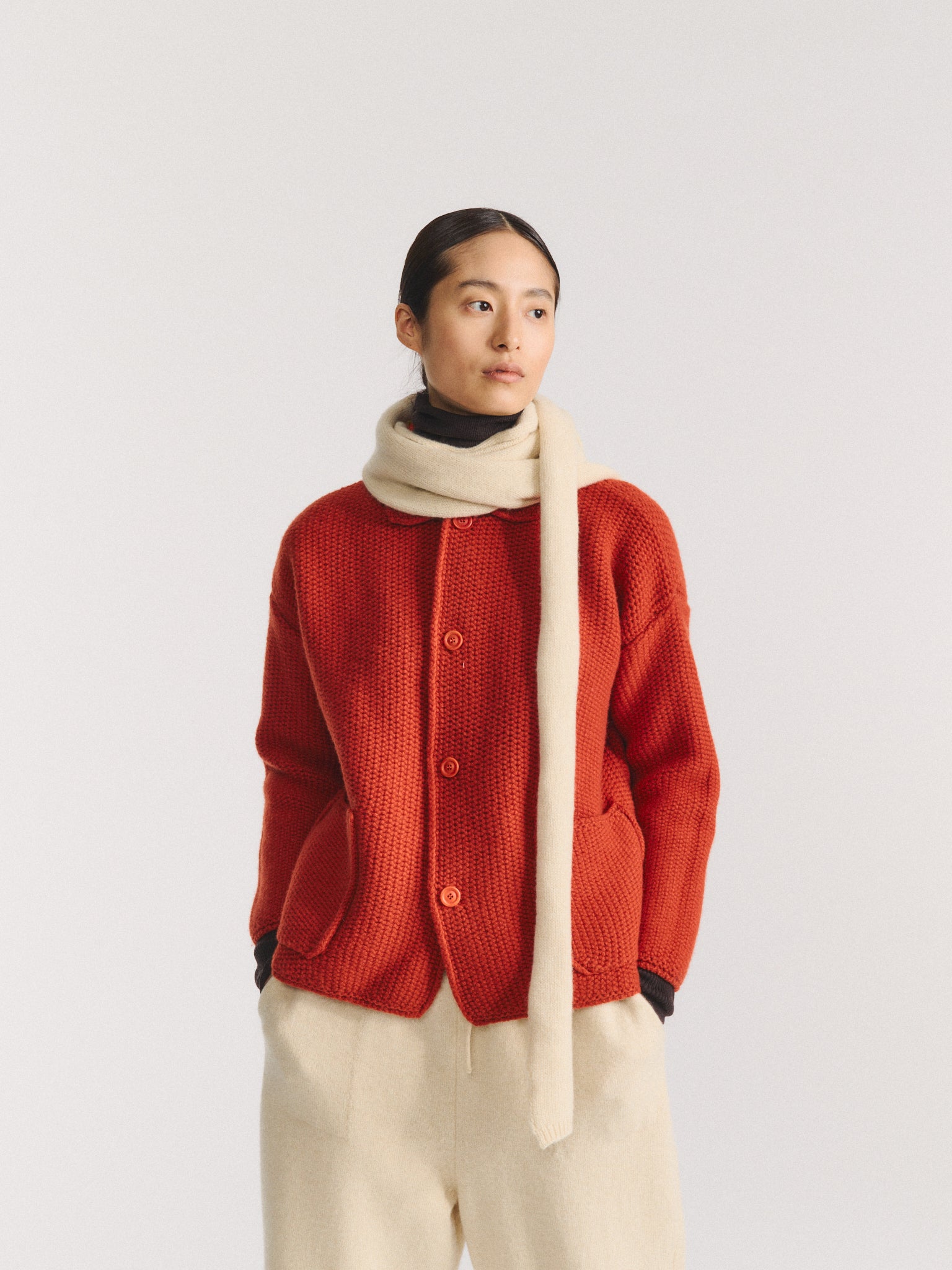 HOODED SCARF - WOOLY - DESNA
