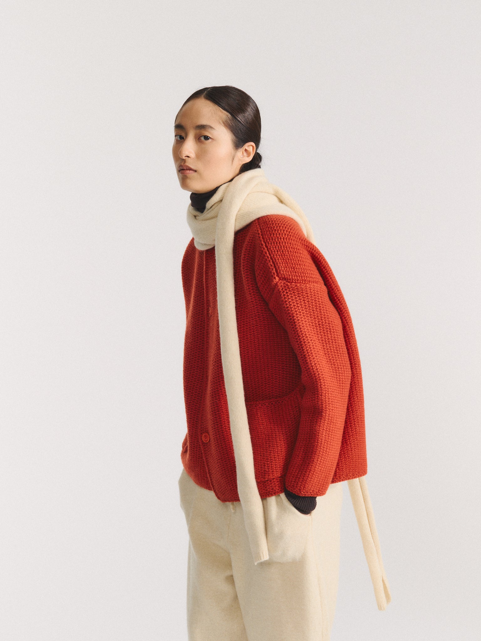 HOODED SCARF - WOOLY - DESNA