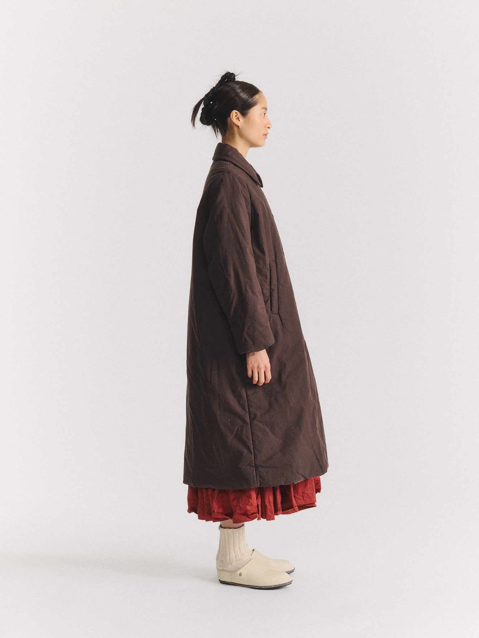 SALLY COAT - L WAX - EBONY