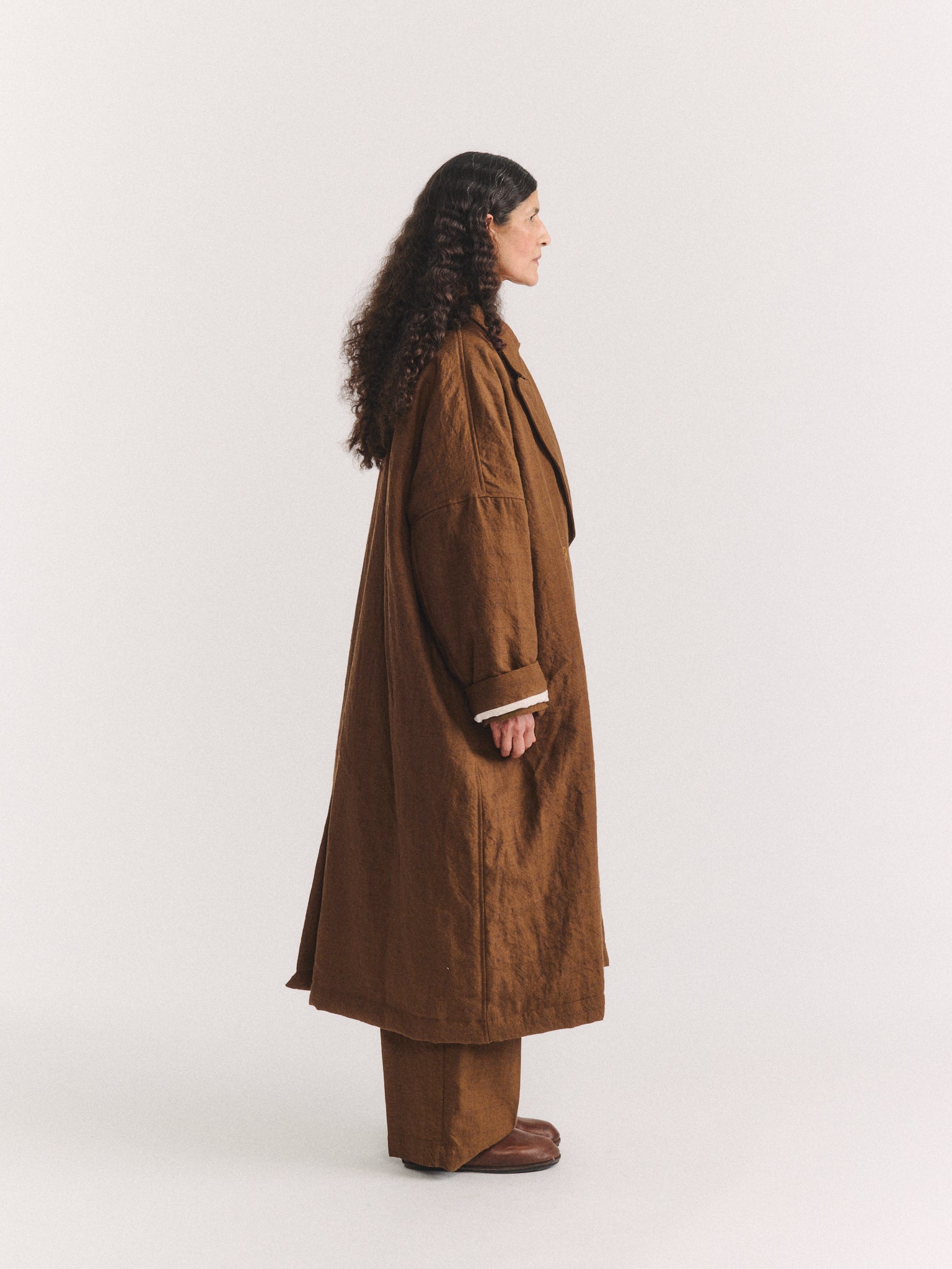 FRAN COAT - WASHED WOOL - AS IS