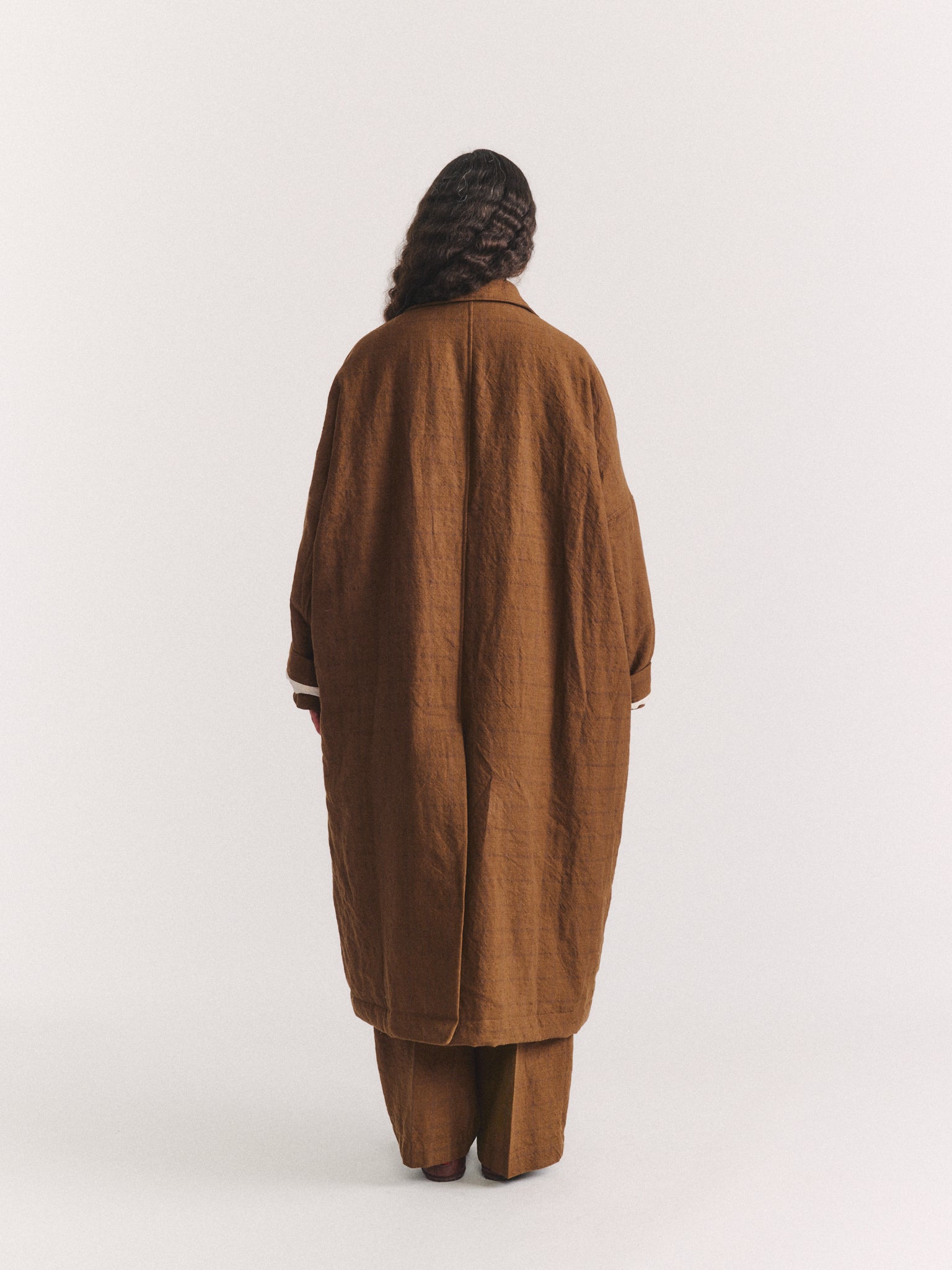 FRAN COAT - WASHED WOOL - AS IS