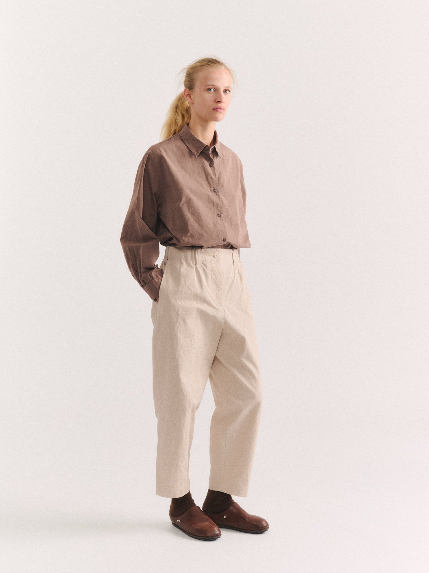 WARREN PANT - DOUBLE COT - FOAM