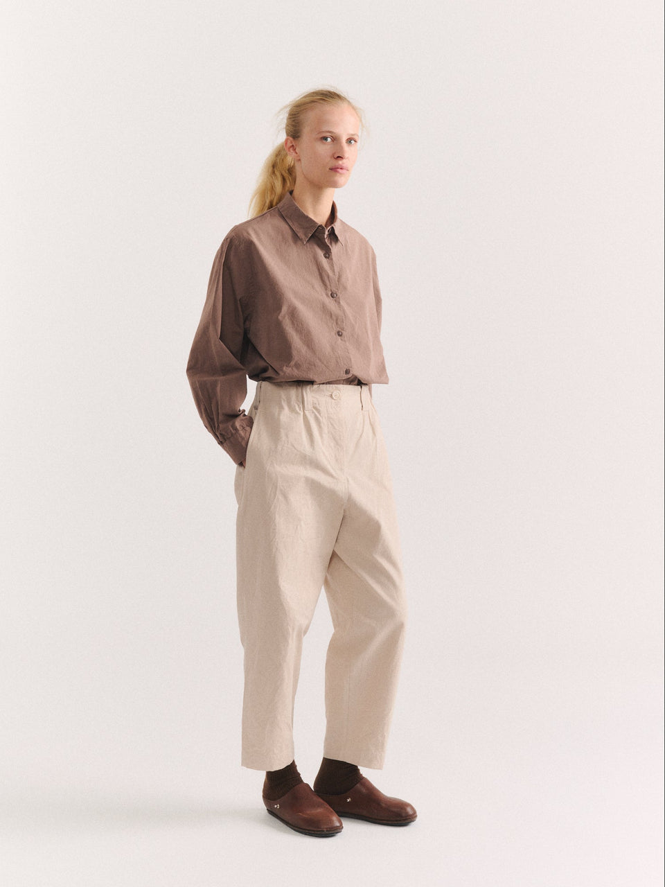 WARREN PANT - DOUBLE COT - FOAM