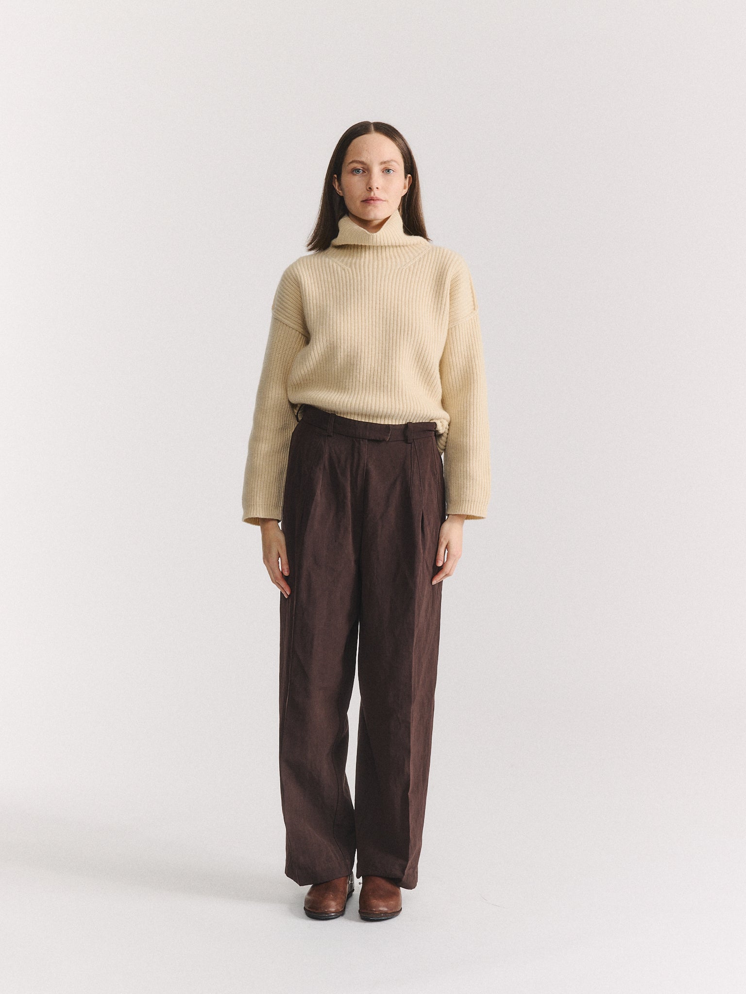 COCO PANT - DRY WOOL - BUNGA